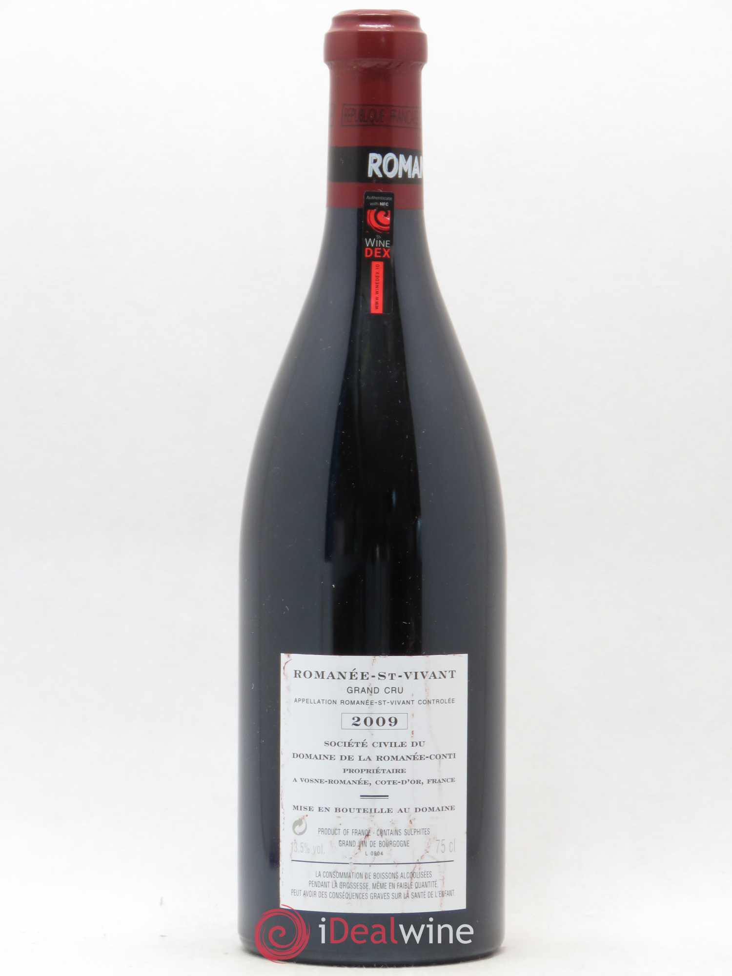 Romanée-Saint-Vivant Grand Cru Domaine de la Romanée-Conti 2009 - Lot de 1 bouteille - 1