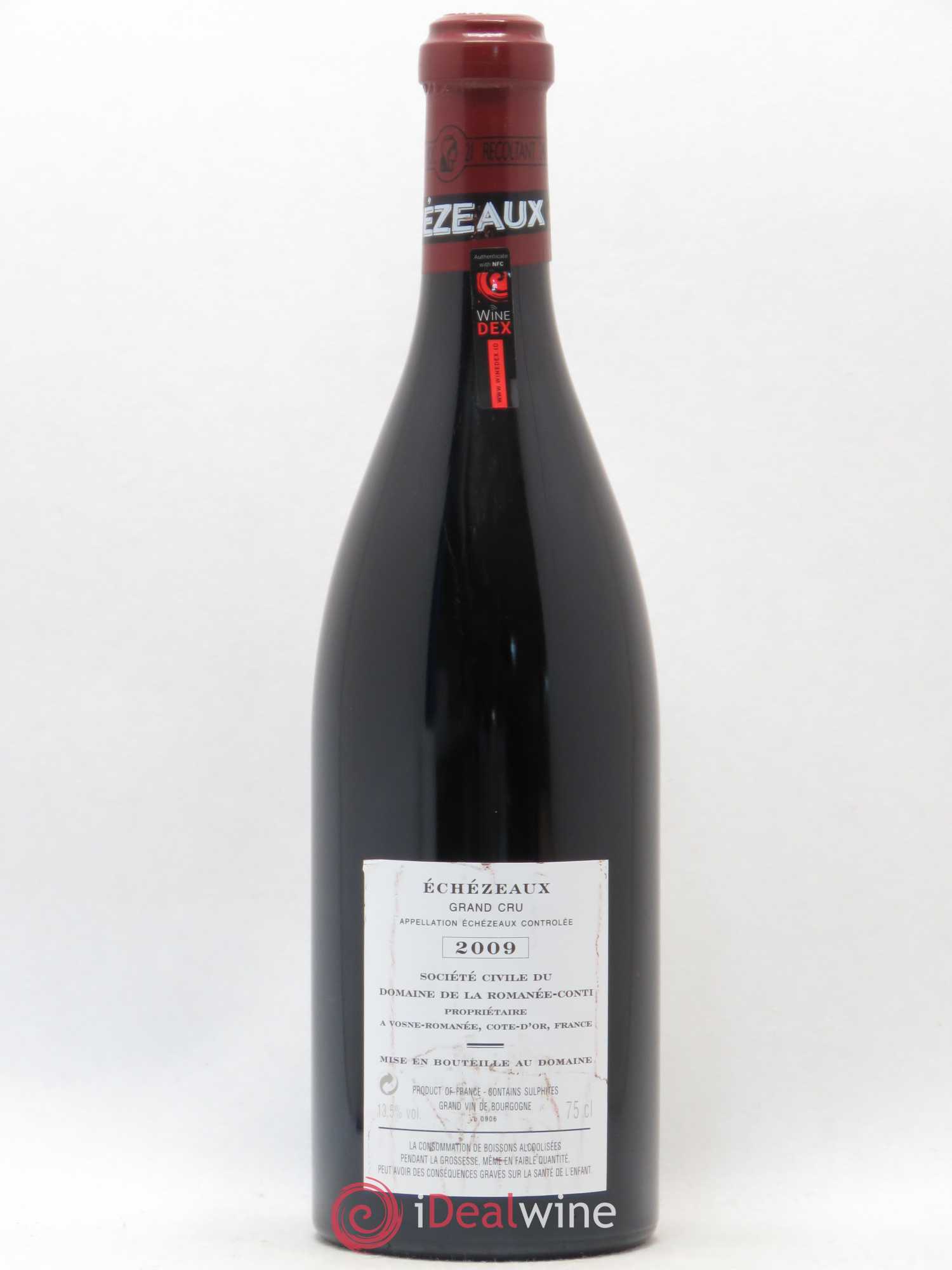 Echezeaux Grand Cru Domaine de la Romanée-Conti 2009 - Lot de 1 bouteille - 1