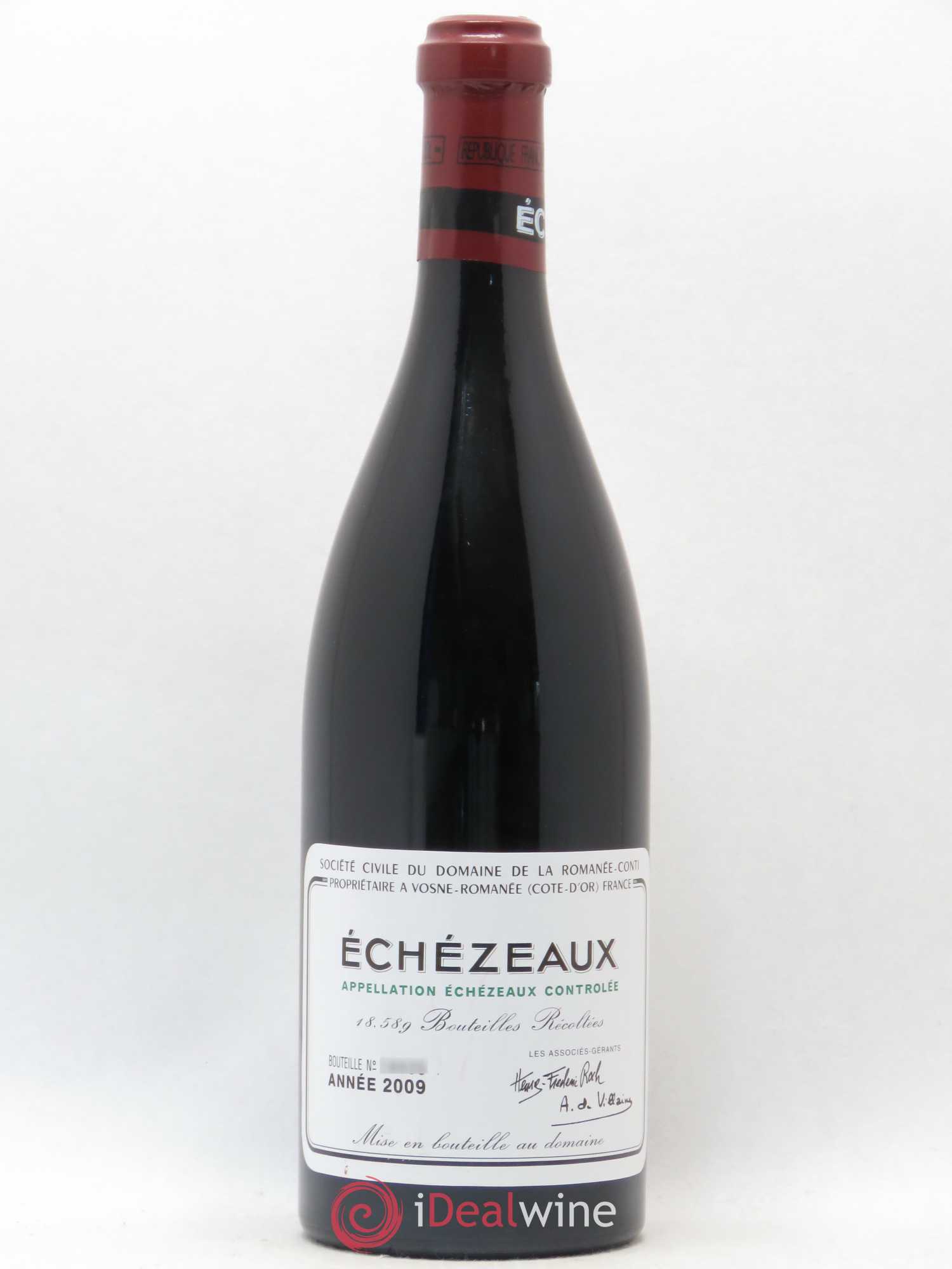 Echezeaux Grand Cru Domaine de la Romanée-Conti 2009 - Lot de 1 bouteille - 0