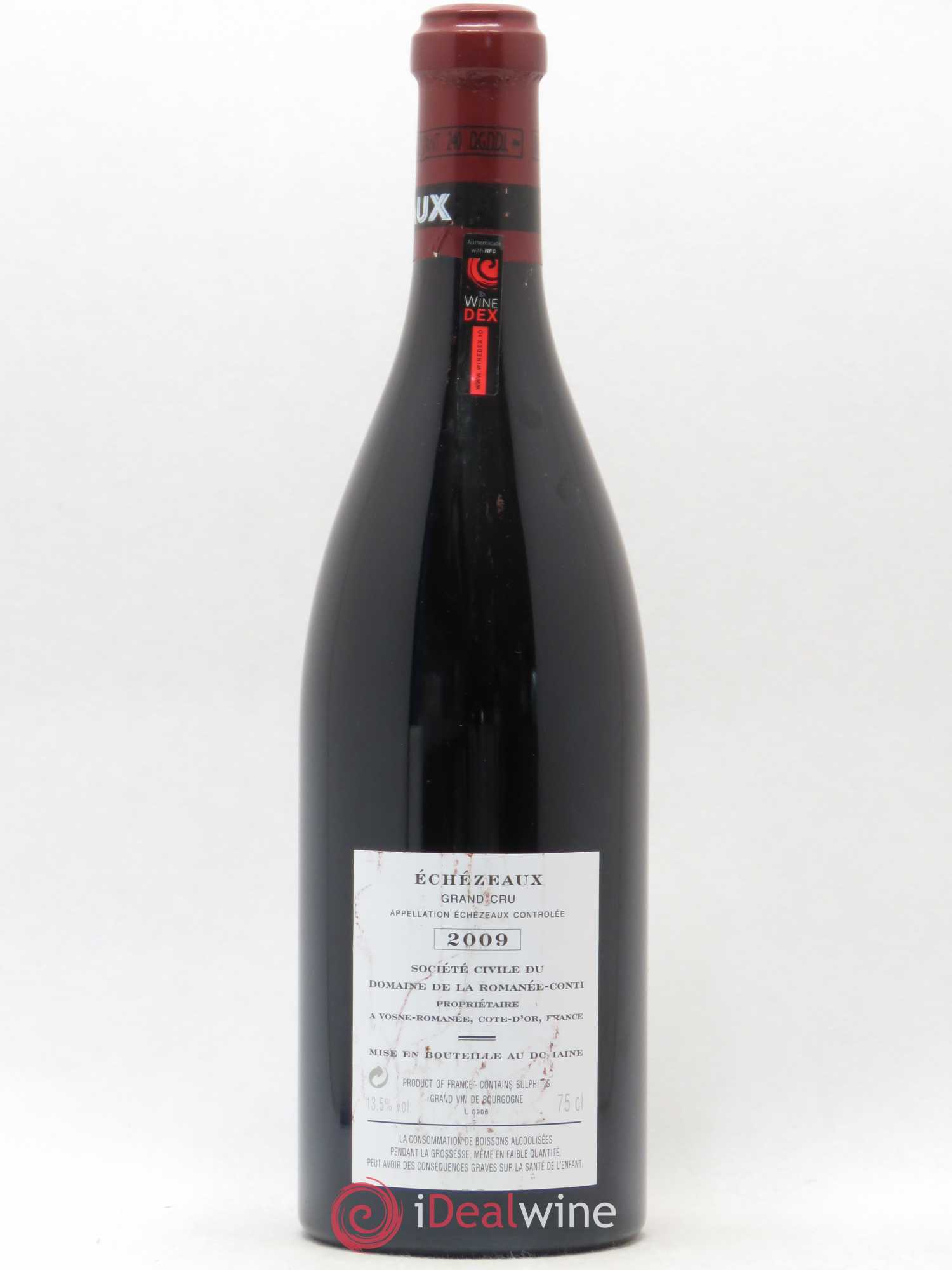 Echezeaux Grand Cru Domaine de la Romanée-Conti 2009 - Lot de 1 bouteille - 1