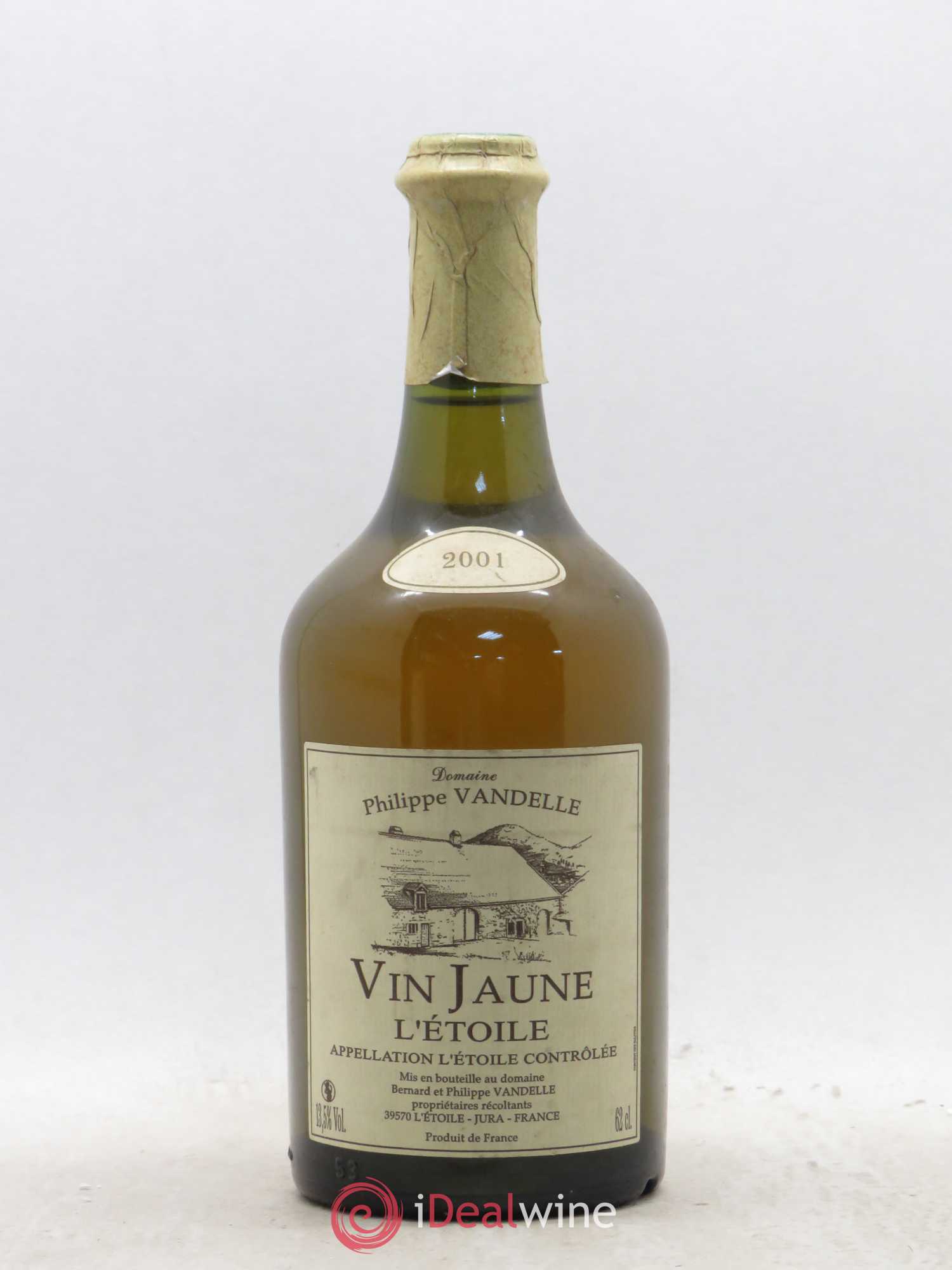 L'Etoile Vin Jaune Philippe Vandelle 2001 - Posten von 1 Flasche - 0