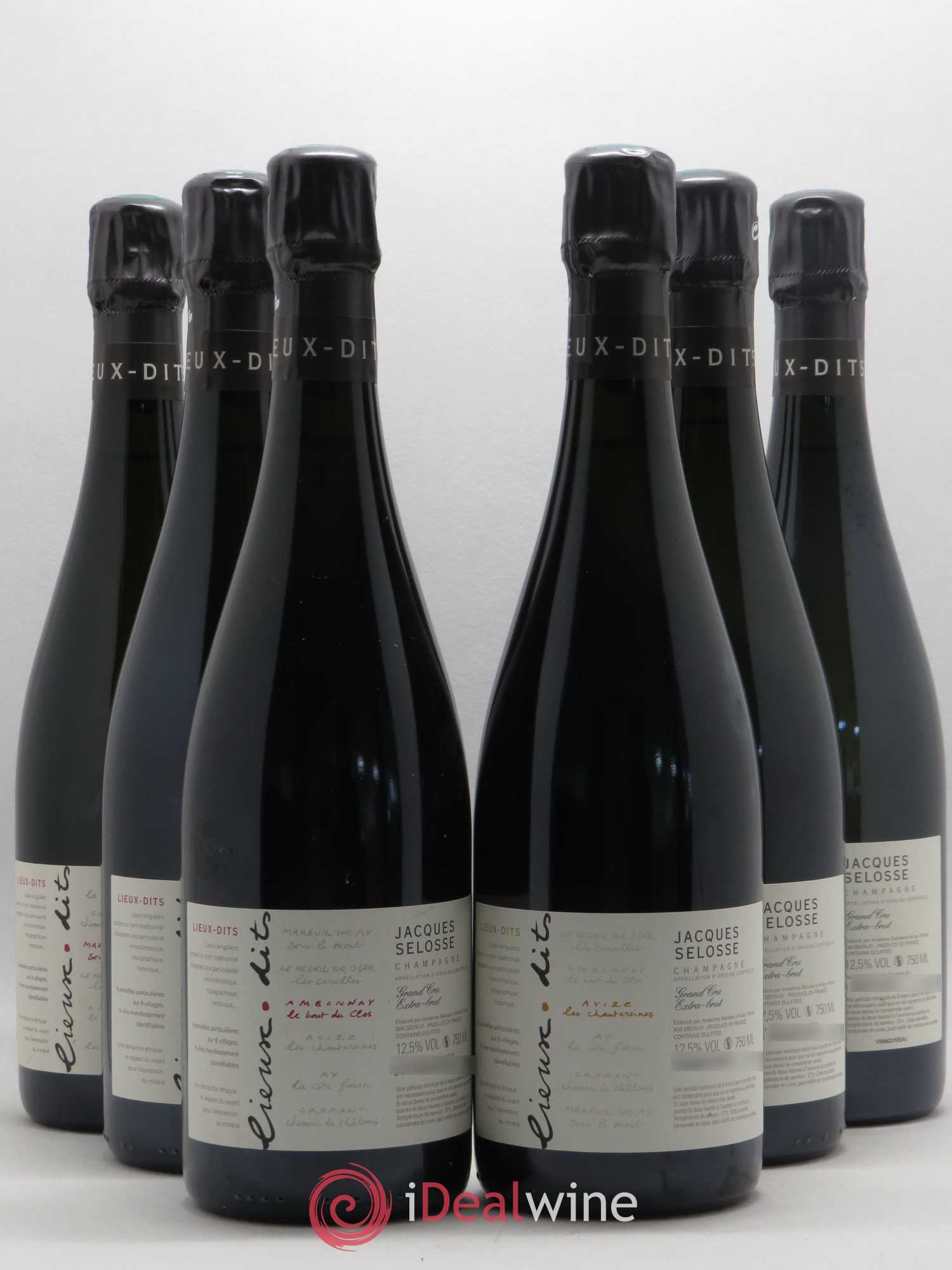Caisse Collection Lieux-dits Jacques Selosse - Lot de 6 bouteilles - 0