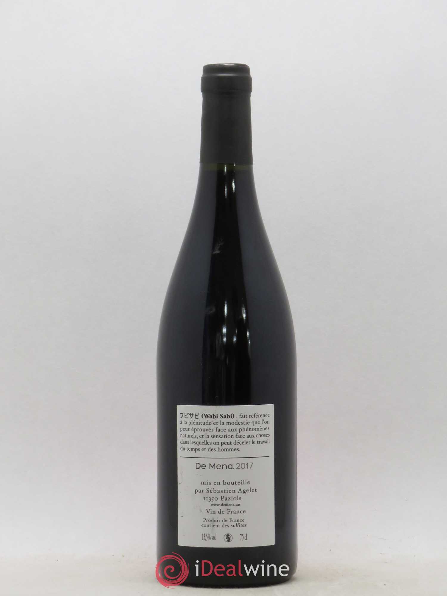 Vin de France Wabi Sabi De Mena (sans prix de réserve) 2017 - Posten von 1 Flasche - 1