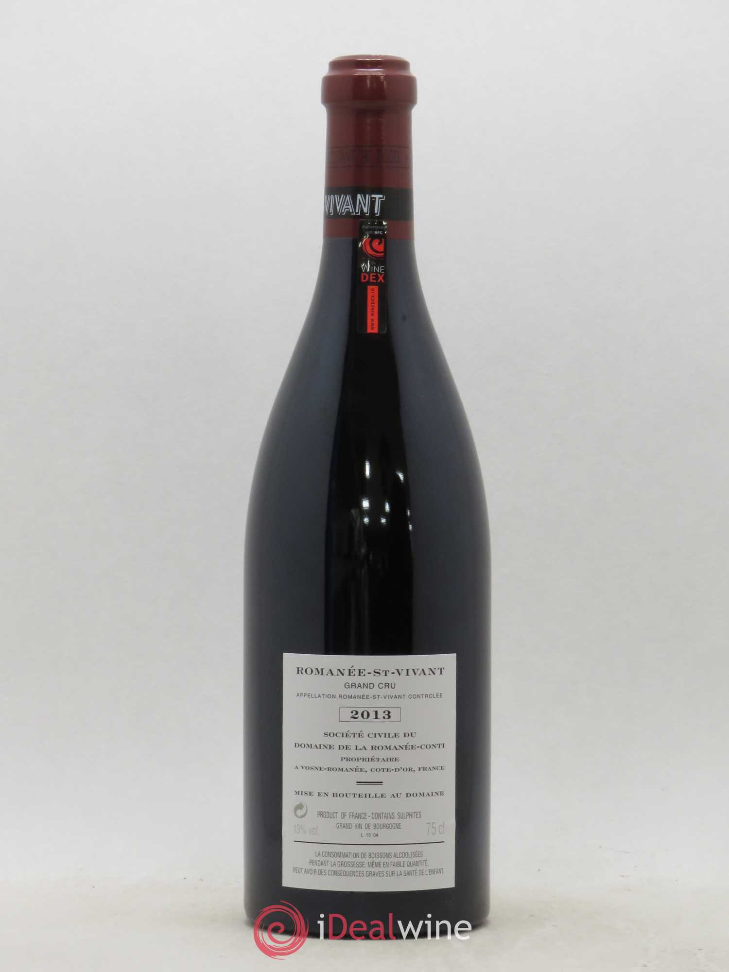 Romanée-Saint-Vivant Grand Cru Domaine de la Romanée-Conti 2013 - Lot de 1 bouteille - 1