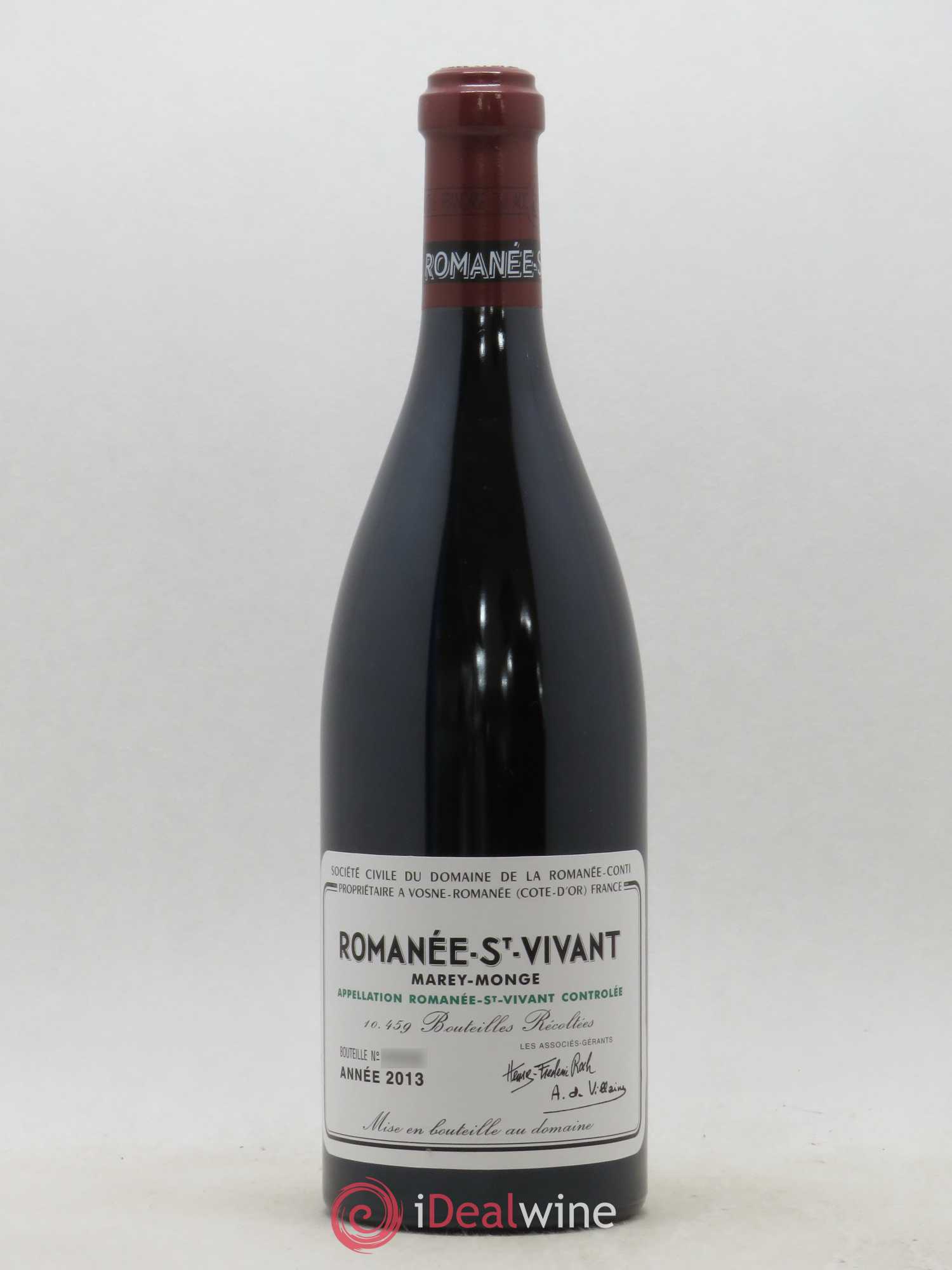 Romanée-Saint-Vivant Grand Cru Domaine de la Romanée-Conti 2013 - Lot de 1 bouteille - 0