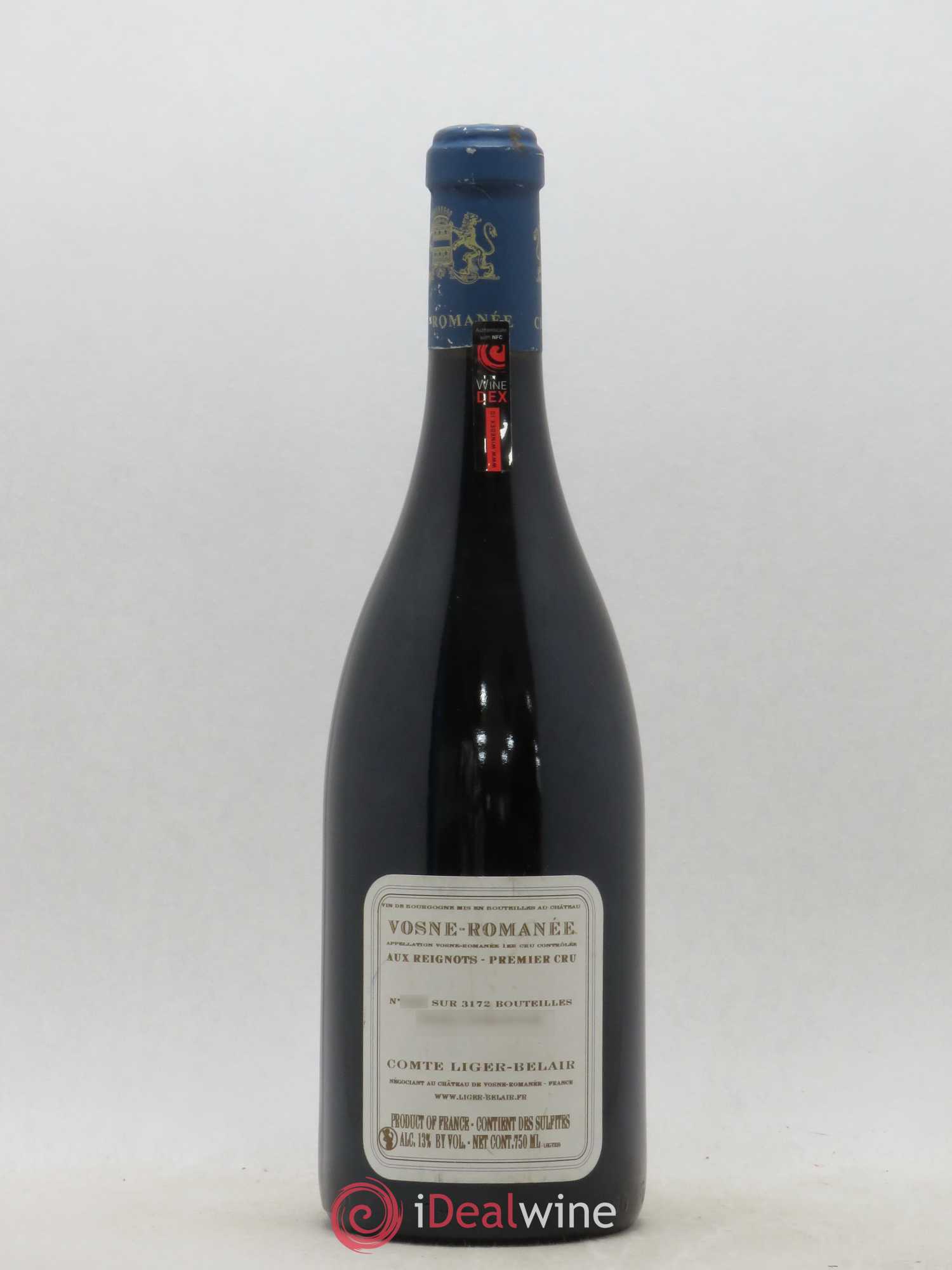 Vosne-Romanée 1er Cru Aux Reignots Ch. de Vosne-Romanée Comte Liger-Belair (Domaine du) 2009 - Lot de 1 bouteille - 1