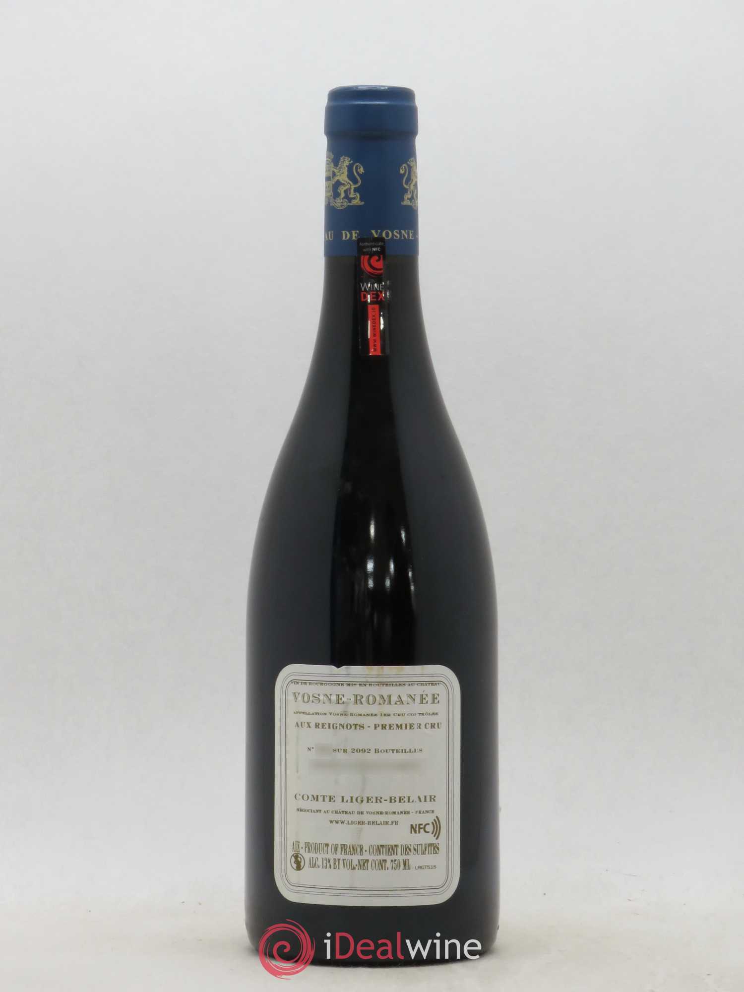 Vosne-Romanée 1er Cru Aux Reignots Ch. de Vosne-Romanée Comte Liger-Belair (Domaine du) 2015 - Lot de 1 bouteille - 1
