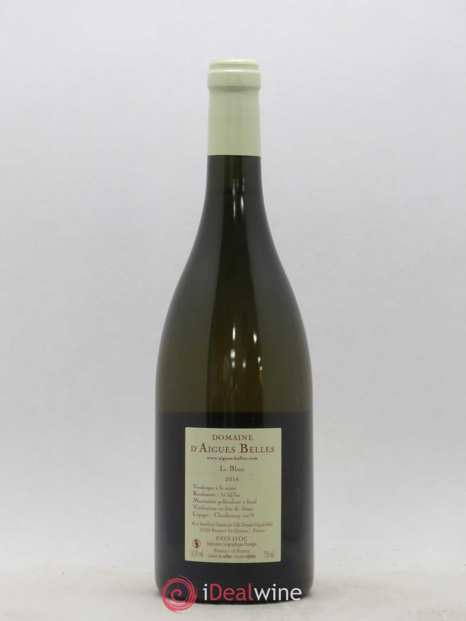 Pays d'Oc Le Blanc Domaine d'Aigues Belles (sans prix de réserve) 2017 - Posten von 1 Flasche - 1