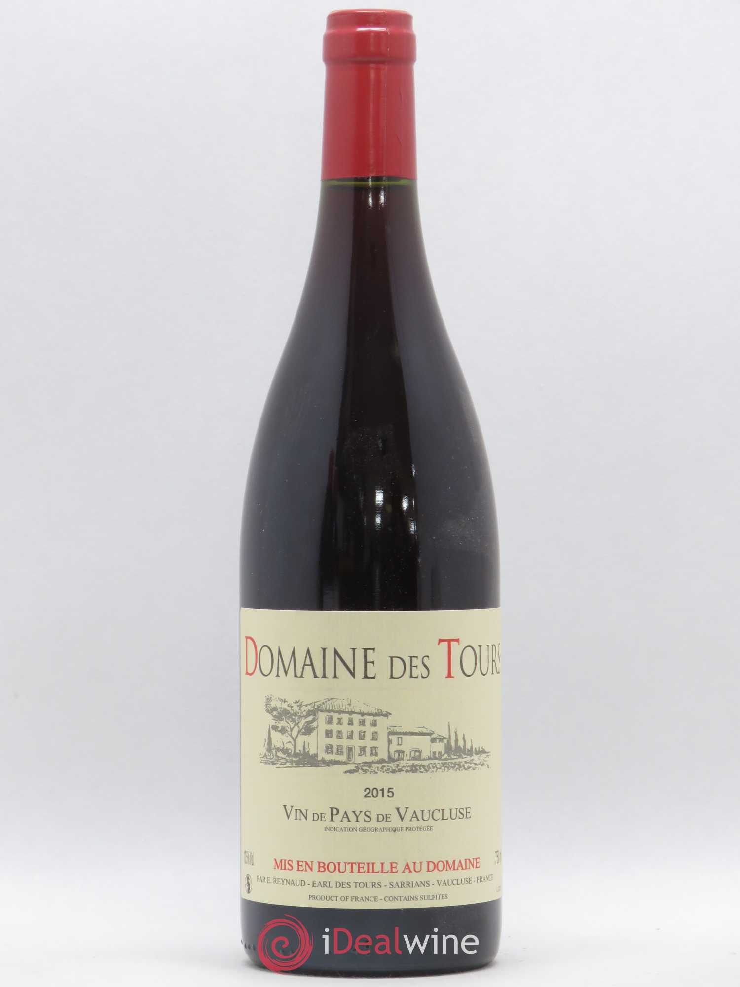 Vaucluse (Vin de Pays de Vaucluse) Domaine des Tours Emmanuel Reynaud 2015 - Lot de 1 bouteille - 0