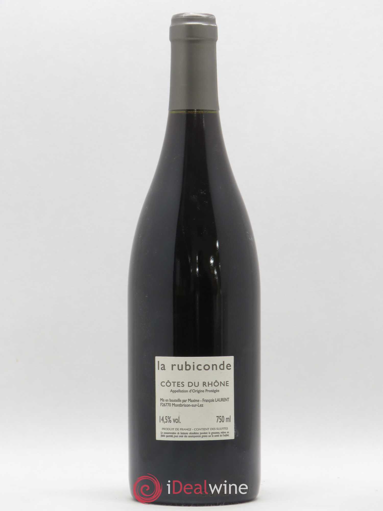 Côtes-du-Rhône Rubiconde Maxime-François Laurent (Gramenon) (sans prix de réserve) 2018 - Lot de 1 bouteille - 1