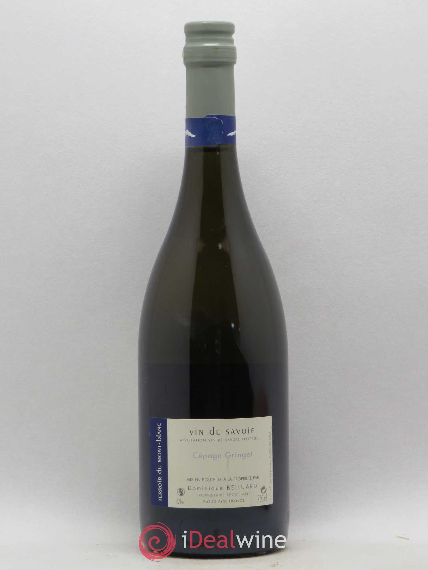 Vin de Savoie Les Alpes Domaine Belluard  (sans prix de réserve) 2017 - Lot de 1 bouteille - 1