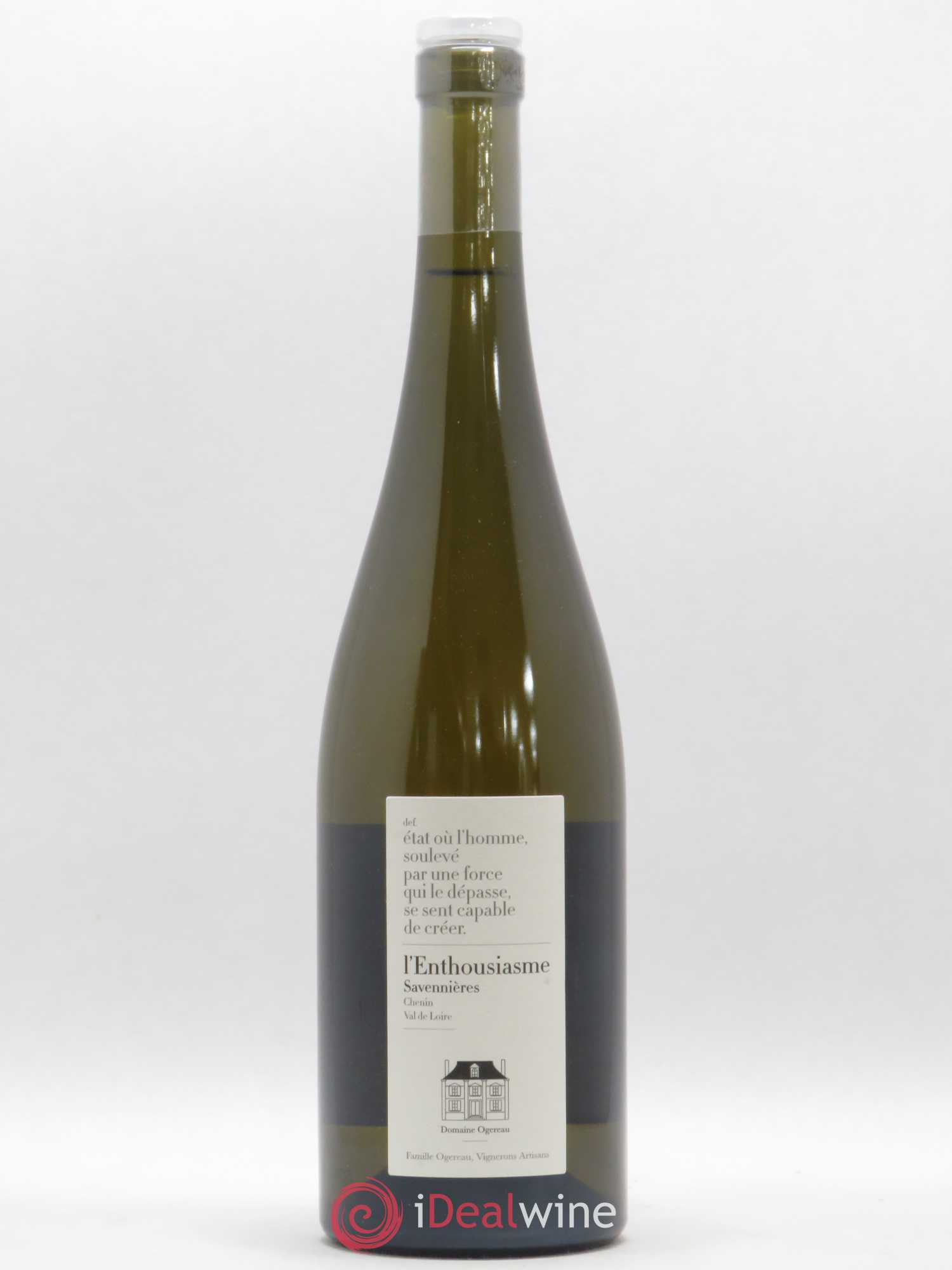 Savennières L'Enthousiasme Domaine Ogereau 2018 - Posten von 1 Flasche - 0