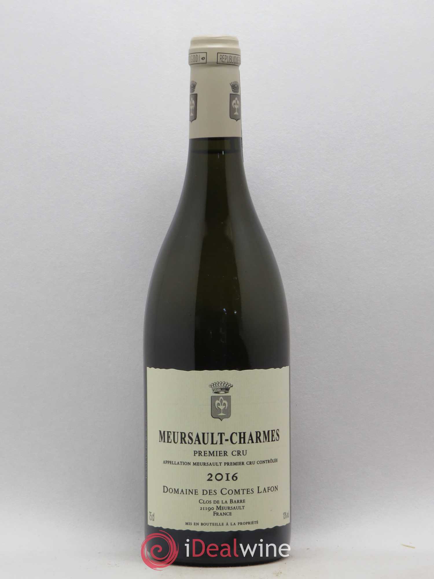 Meursault 1er Cru Charmes Comtes Lafon (Domaine des) 2016 - Lot de 1 bouteille - 0