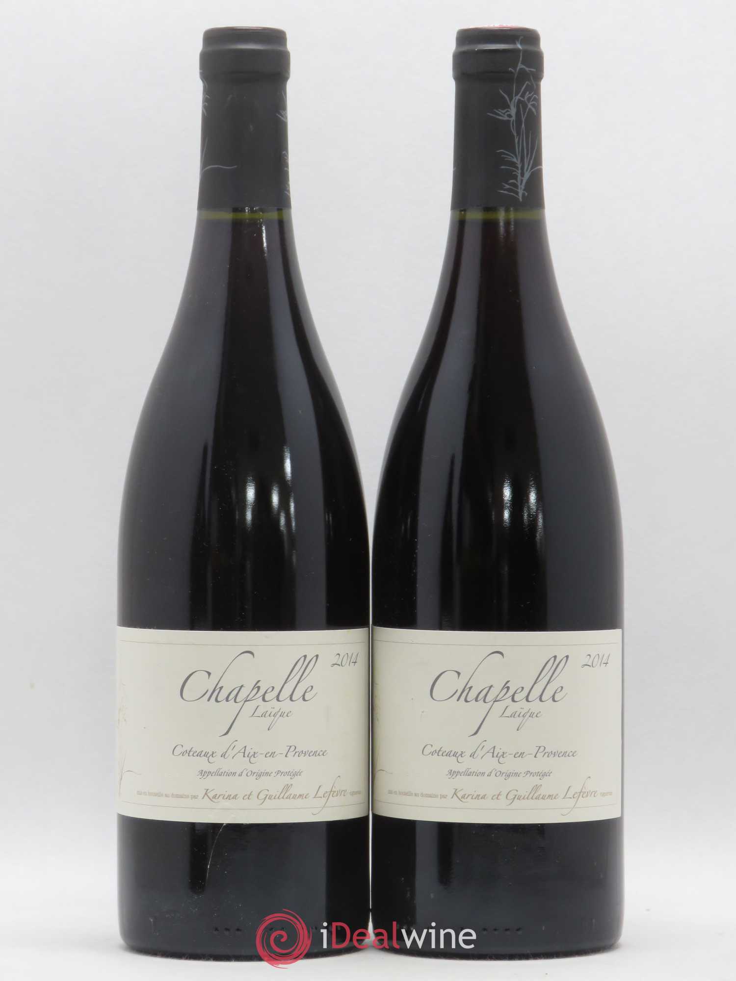Coteaux d'Aix-en-Provence Chapelle Laïque Domaine de Sulauze (sans prix de réserve) 2014 - Posten von 2 Flaschen - 0