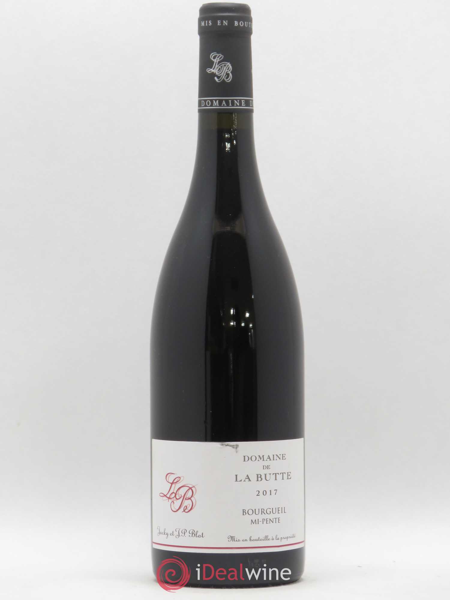 Bourgueil Mi-Pente Domaine de La Butte - Jacky Blot 2017 - Lot de 1 bouteille - 0