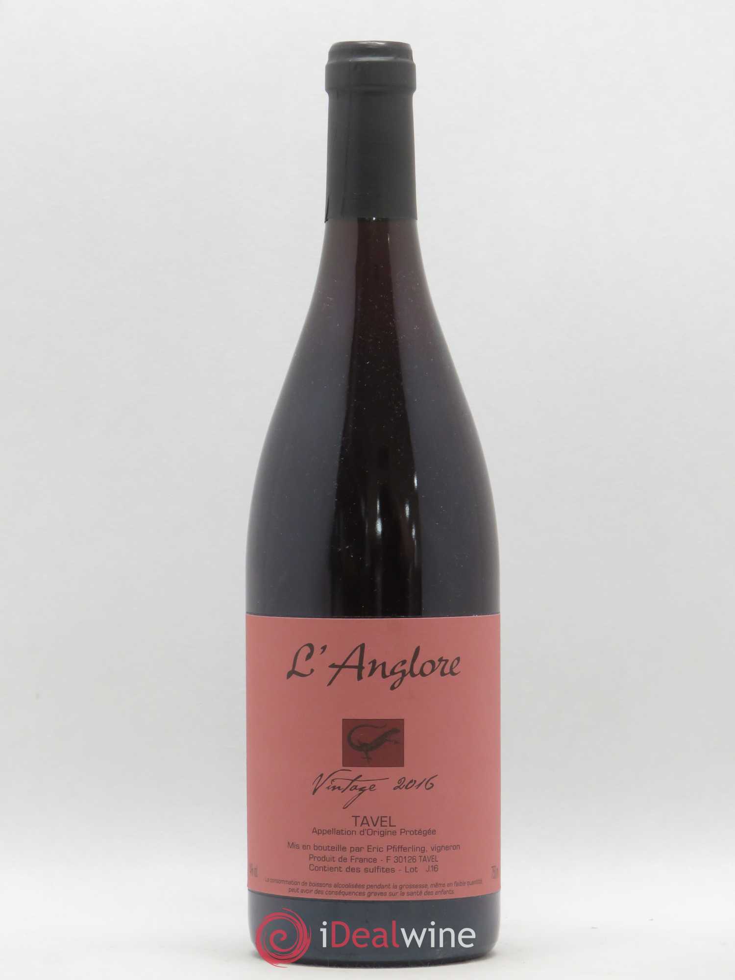 Tavel Vintage L'Anglore 2016 - Lot de 1 bouteille - 0