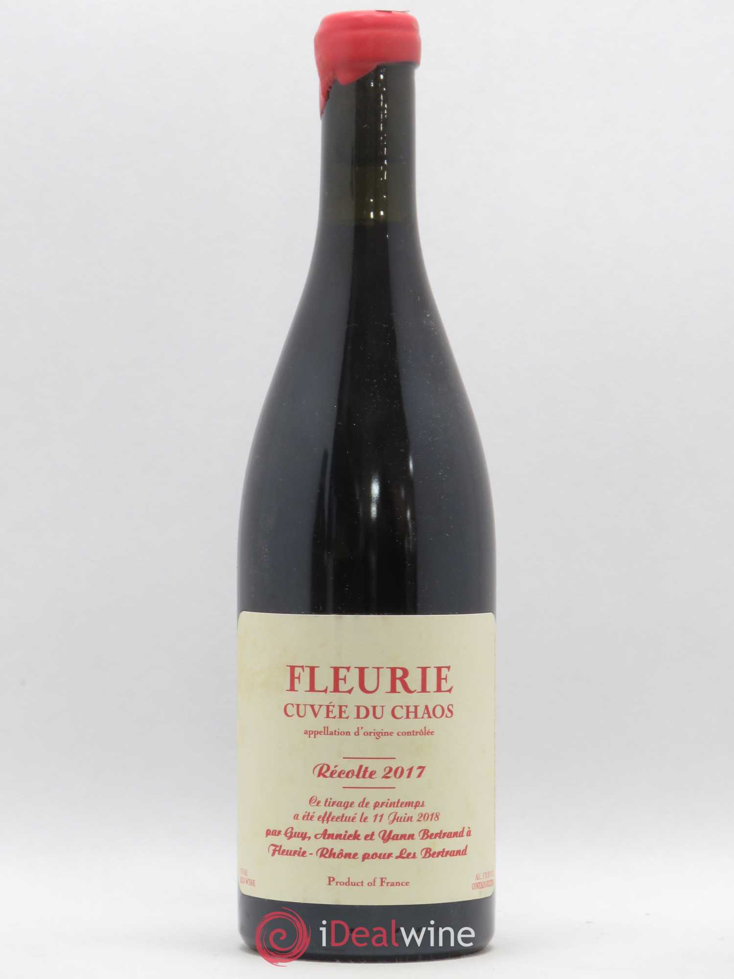 Fleurie Cuvée du Chaos Les Bertrands 2017 - Posten von 1 Flasche - 0