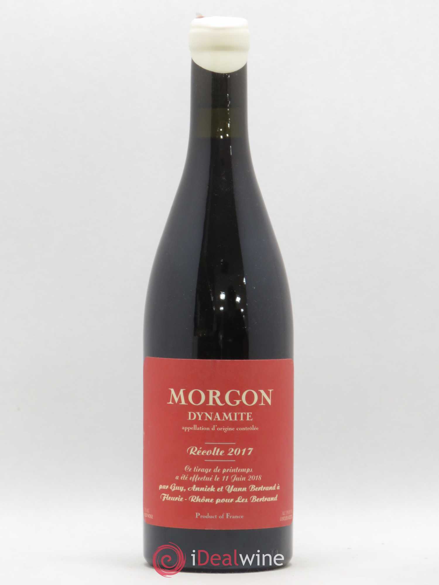 Morgon Dynamite Les Bertrands 2017 - Lot de 1 bouteille - 0