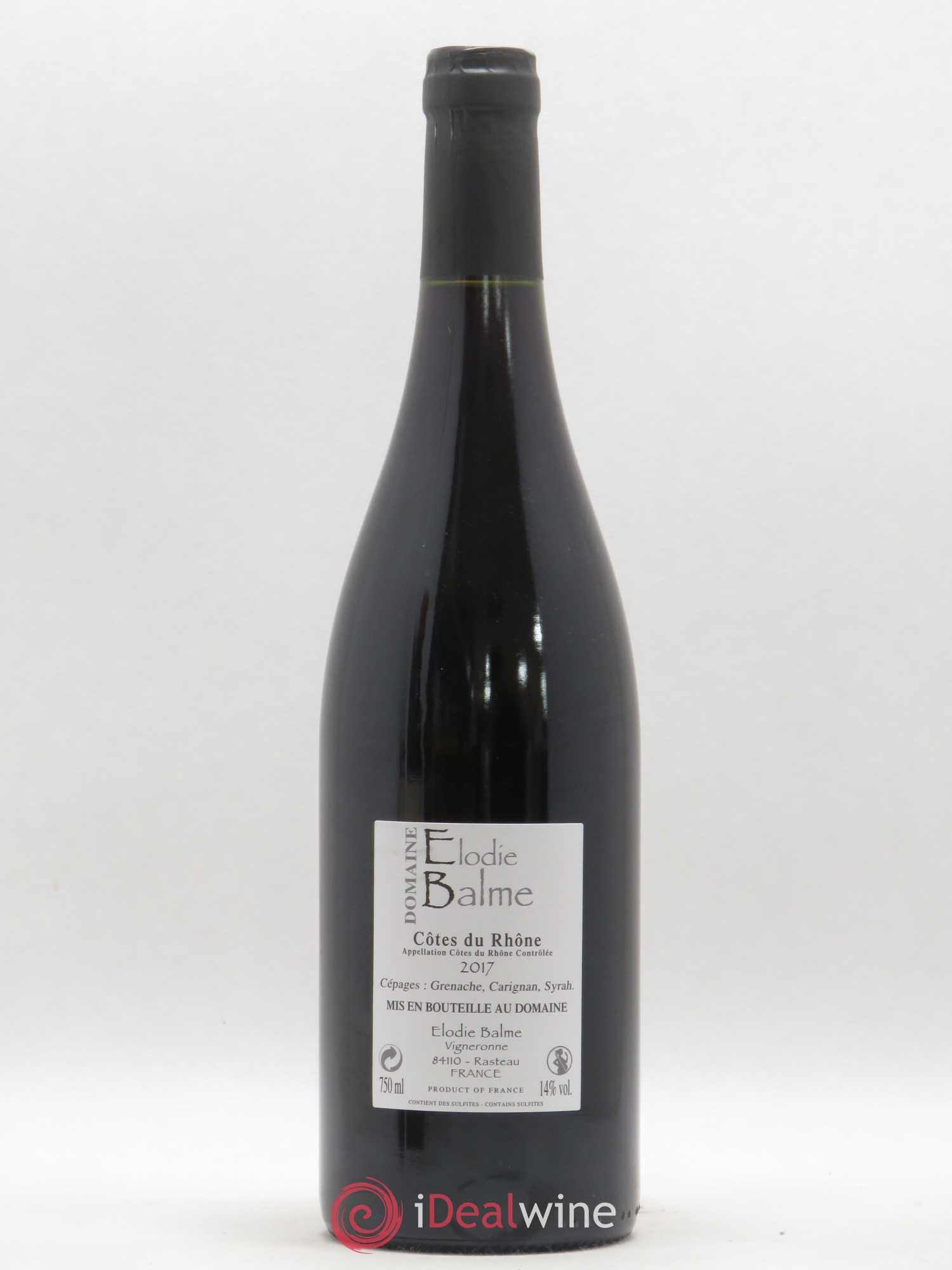 Côtes-du-Rhône Elodie Balme (Domaine) (senza prezzo di riserva) 2017 - Lotto di 1 bottiglia - 1