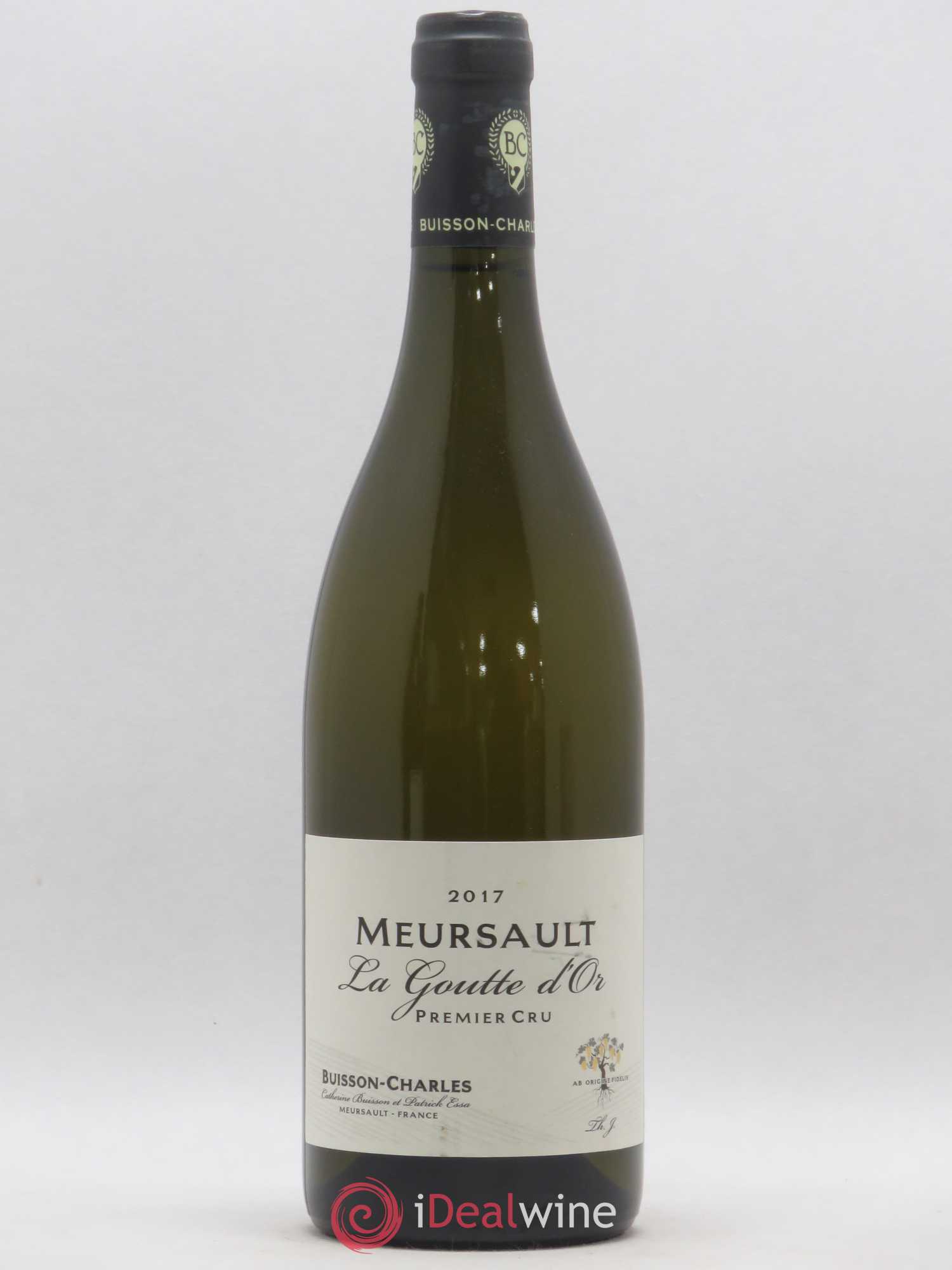 Meursault 1er Cru La Goutte D'Or Buisson Charles 2017 - Posten von 1 Flasche - 0