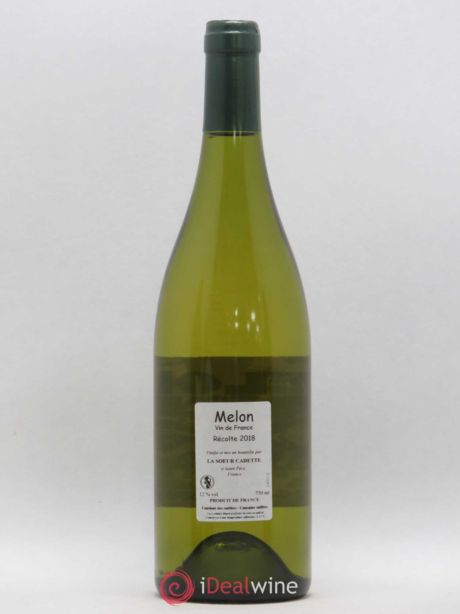 Vin de France Melon La Soeur Cadette 2018 - Lot de 1 bouteille - 1