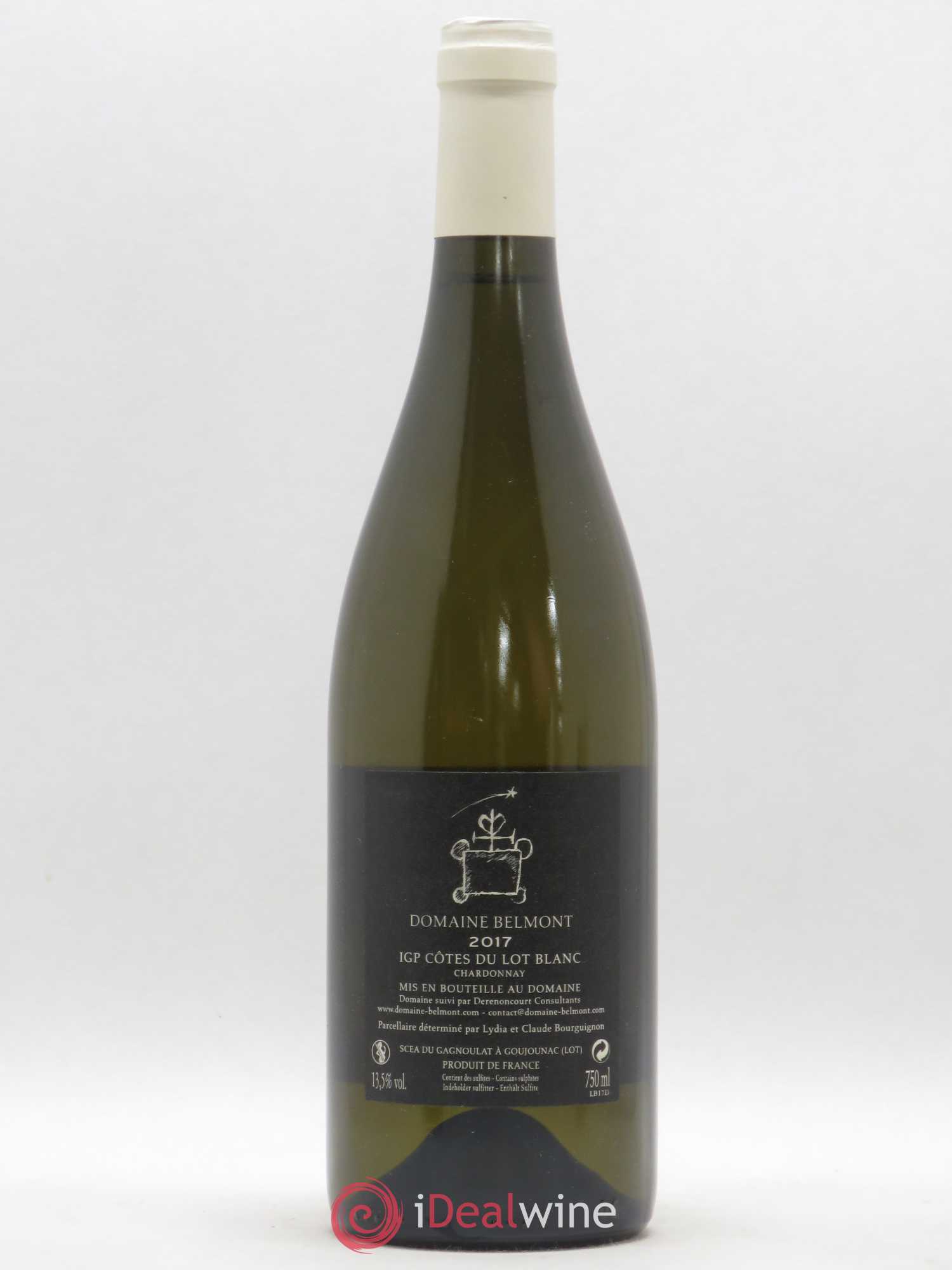 Côtes du Lot Dolmen Domaine Belmont  (sans prix de réserve) 2017 - Lot de 1 bouteille - 1