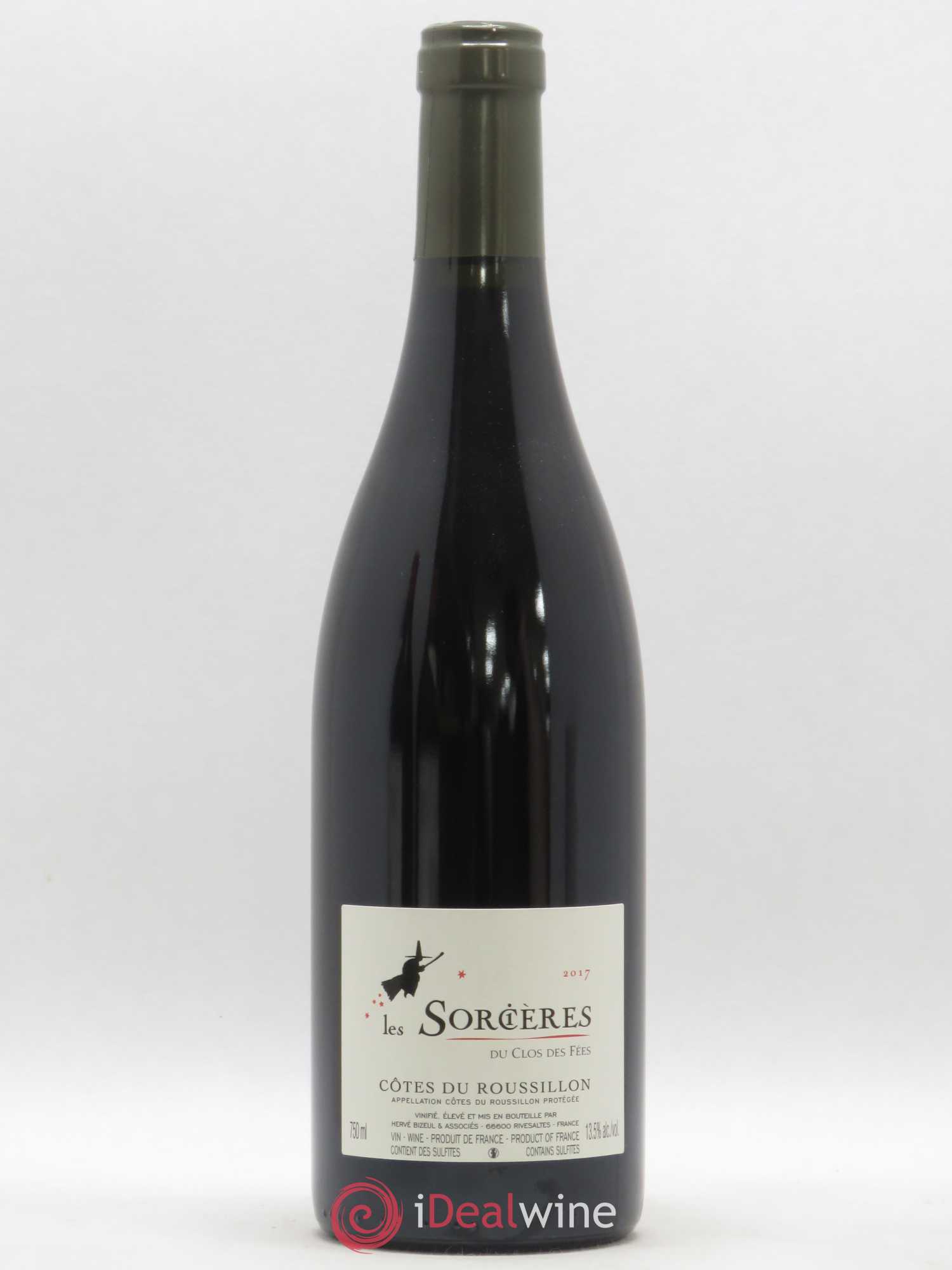Côtes du Roussillon Clos des Fées Les Sorcières Hervé Bizeul 2017 - Lot de 1 bouteille - 0