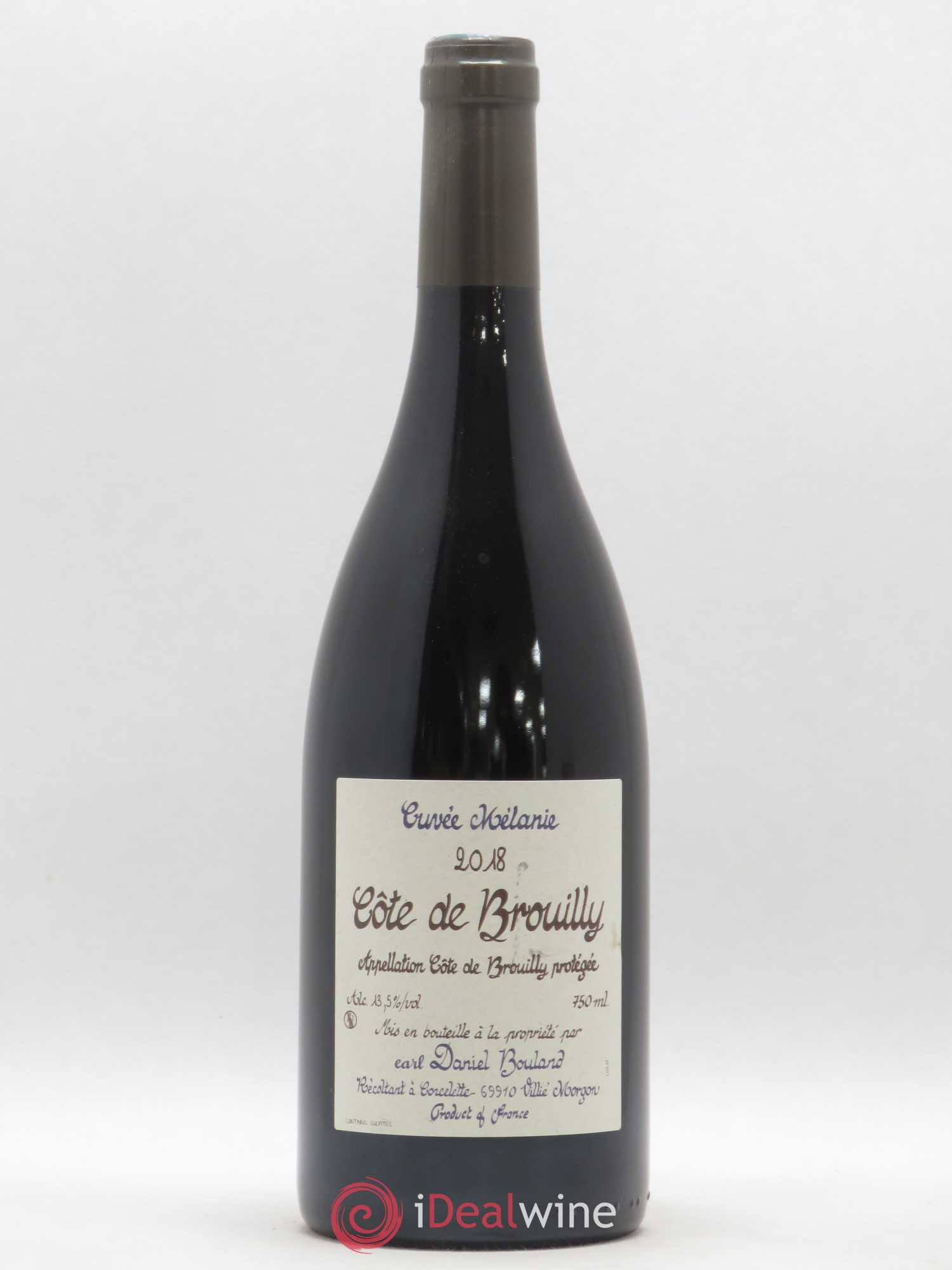 Côte de Brouilly Cuvée Mélanie Daniel Bouland (Domaine) 2018 - Lot de 1 bouteille - 0