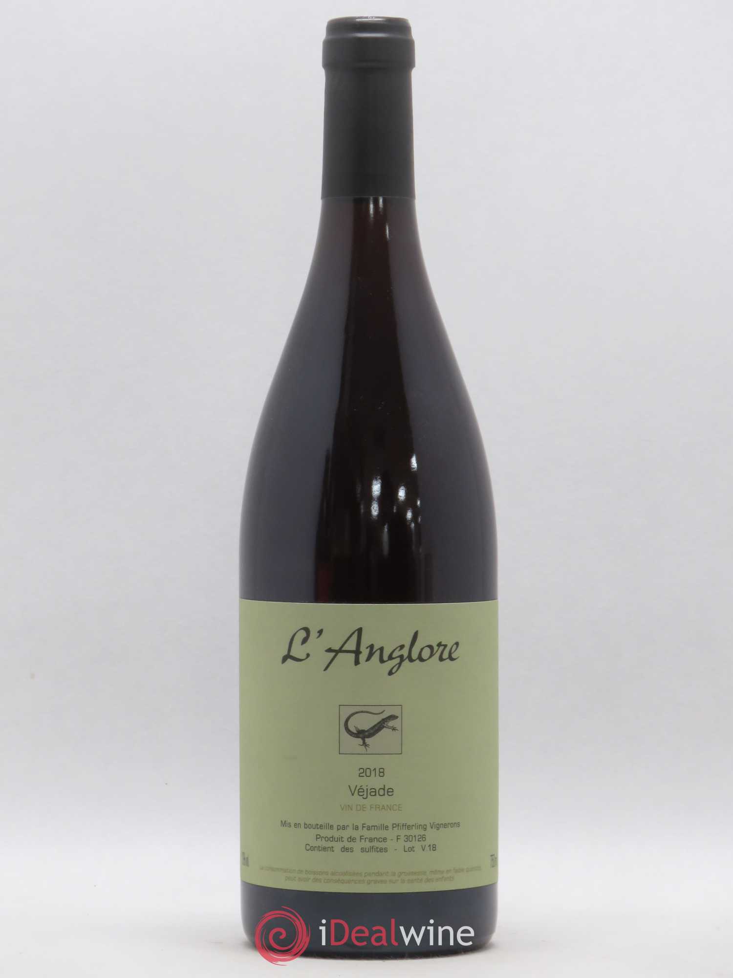 Vin de France Véjade L'Anglore 2018 - Lot de 1 bouteille - 0