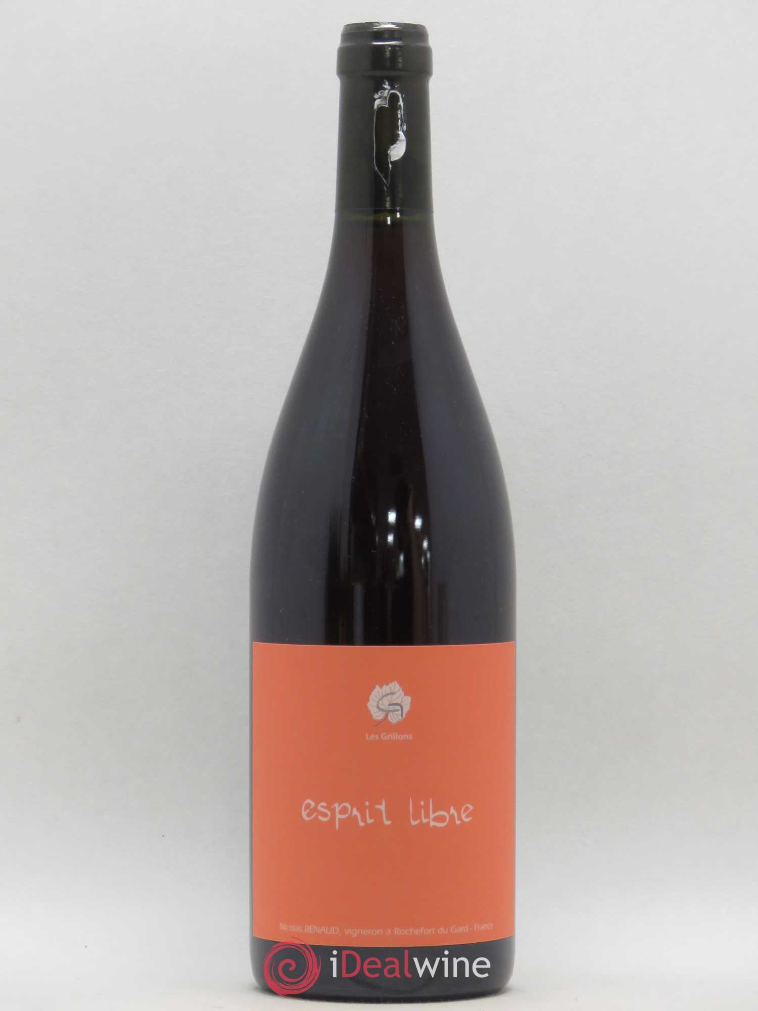 Vin de France Esprit Libre Clos des Grillons 2018 - Lot de 1 bouteille - 0