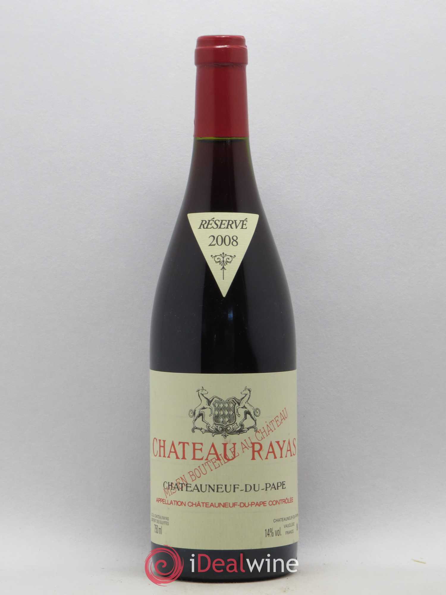 Châteauneuf-du-Pape Château Rayas Emmanuel Reynaud 2008 - Lot de 1 bouteille - 0