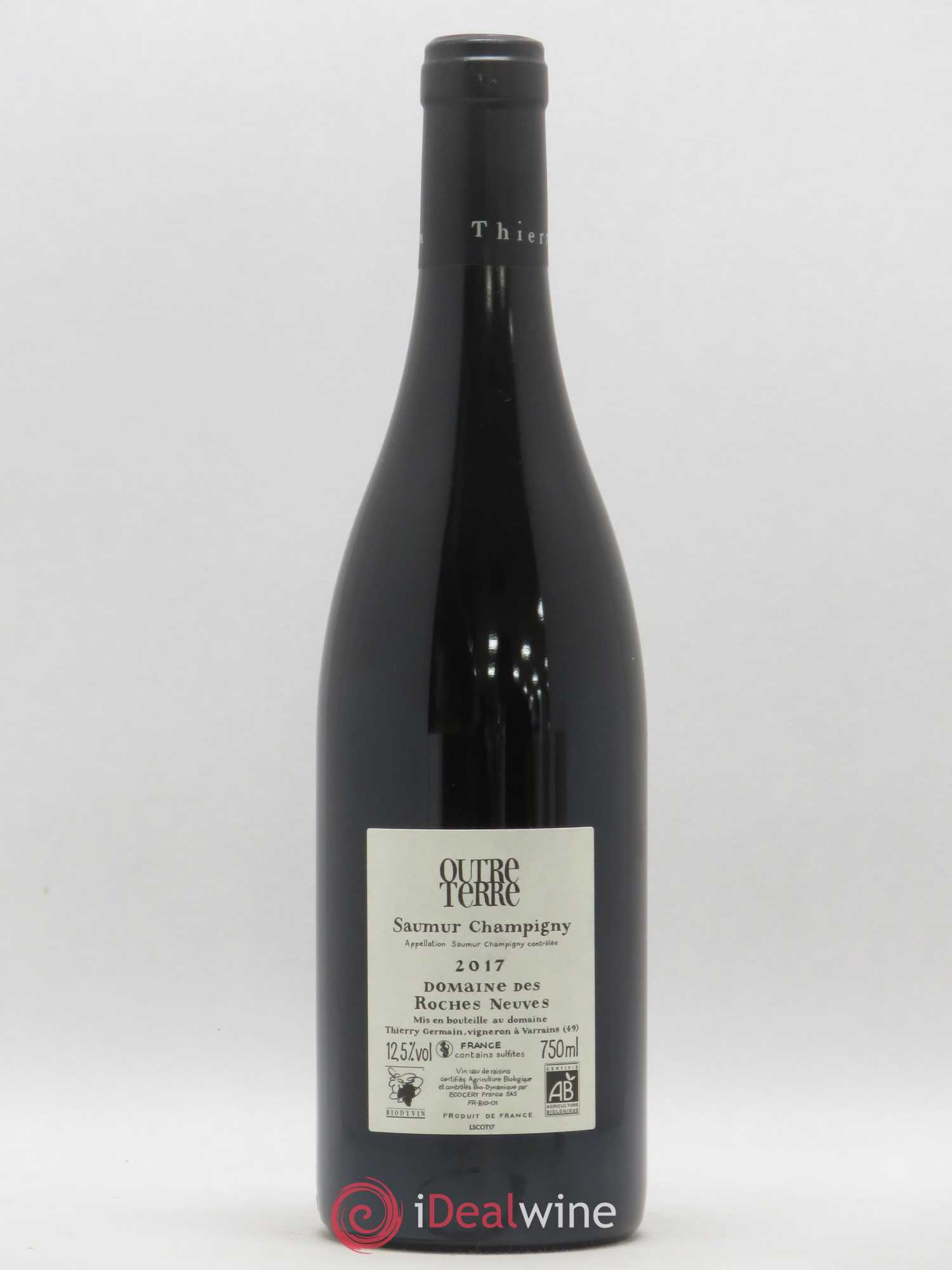 Saumur-Champigny Outre Terre Domaine des Roches Neuves - Thierry Germain 2017 - Lot de 1 bouteille - 1
