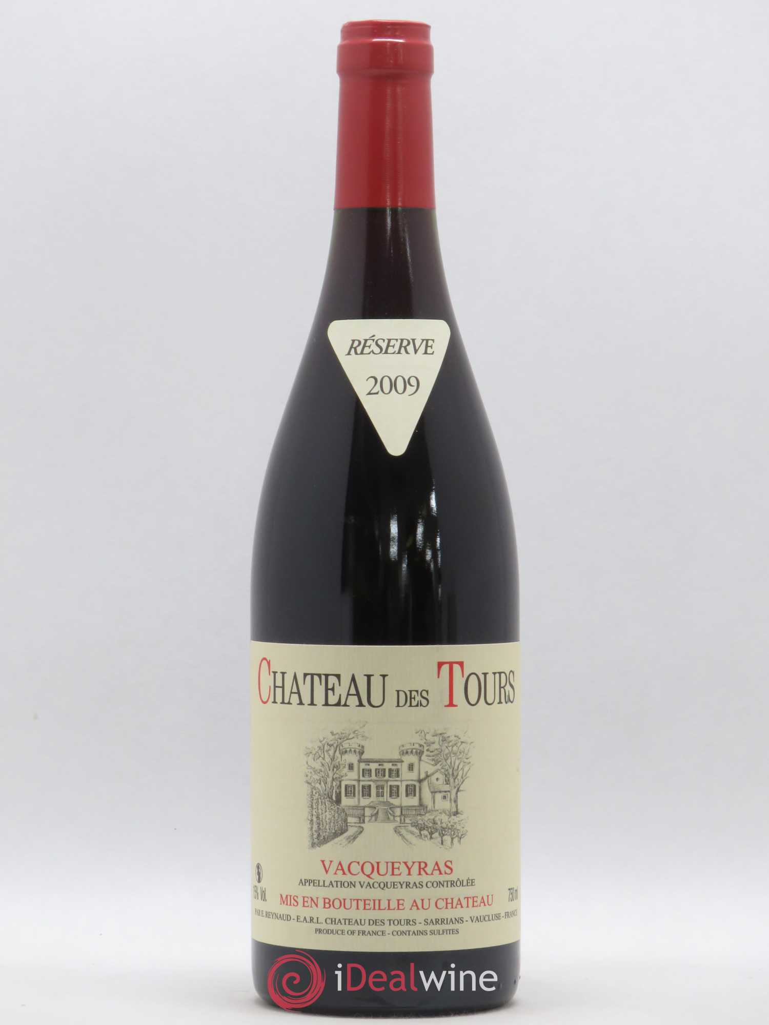 Vacqueyras Château des Tours Emmanuel Reynaud 2009 - Lot de 1 bouteille - 0