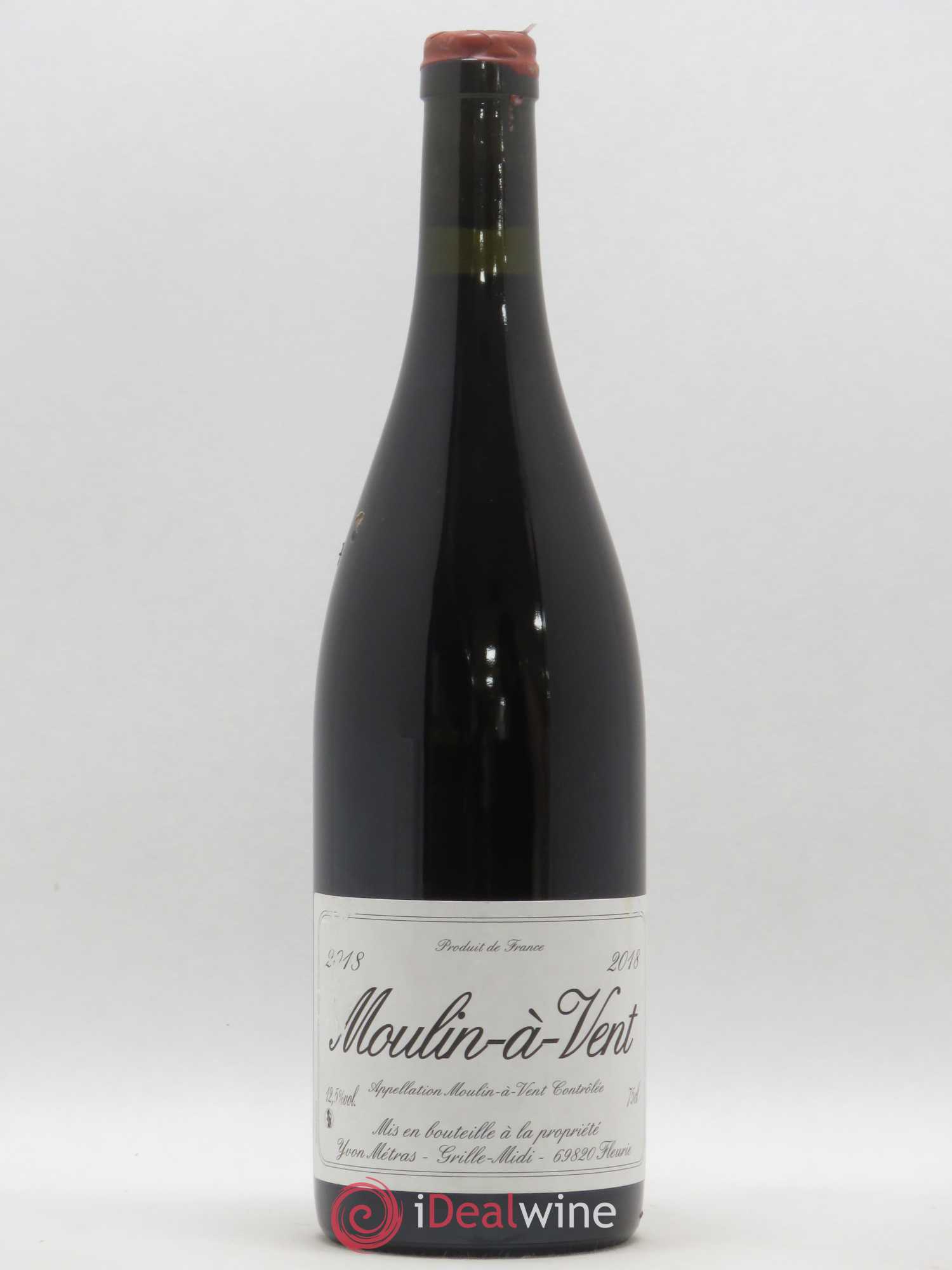 Moulin-à-Vent Yvon Métras 2018 - Lot de 1 bouteille - 0