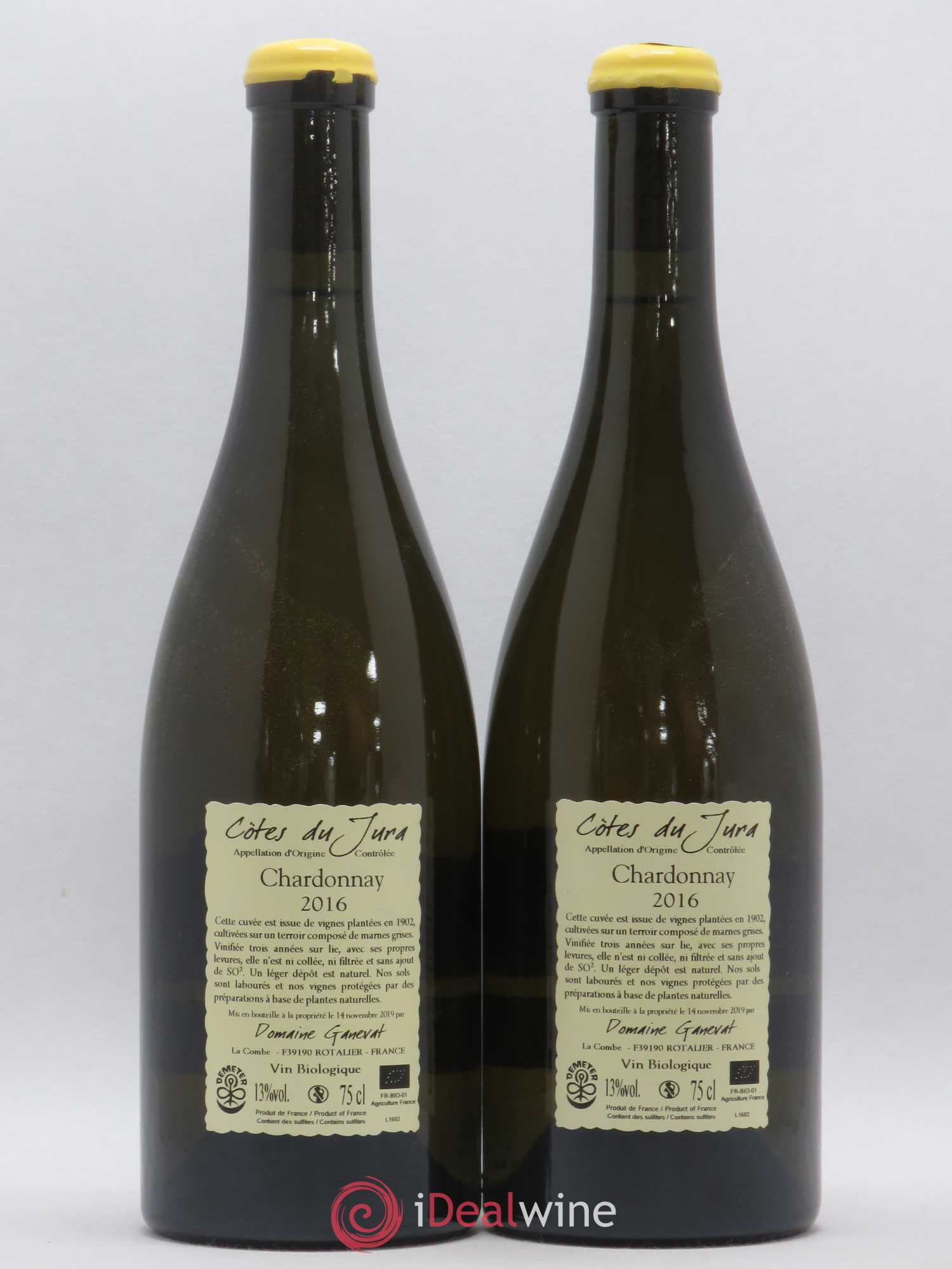 Côtes du Jura Les Chalasses Vieilles Vignes Jean-François Ganevat (Domaine) 2016 - Lot de 2 bouteilles - 1