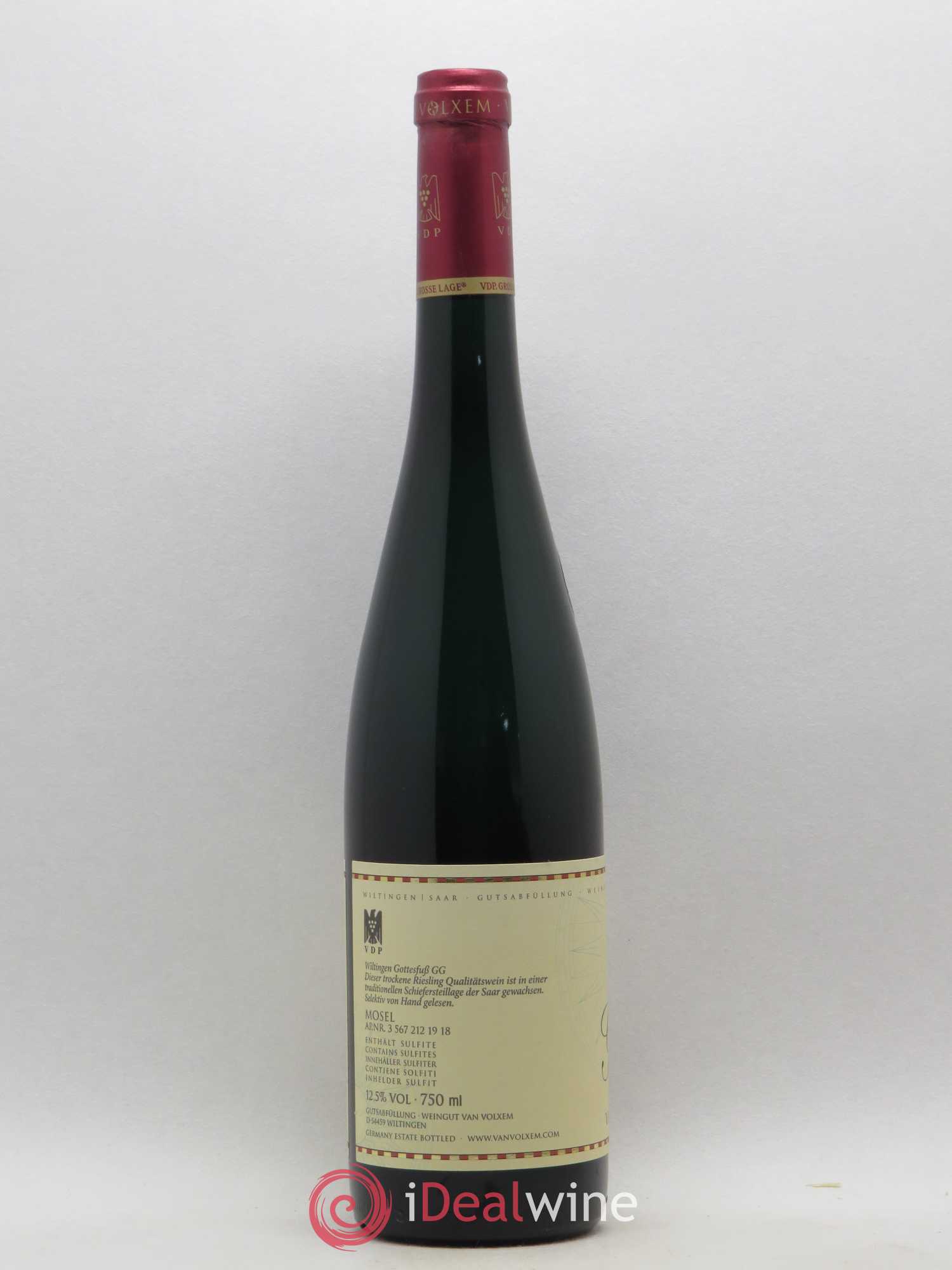 Riesling Gottesfuss Alte Reben Van Volxem (sans prix de réserve) 2017 - Posten von 1 Flasche - 1