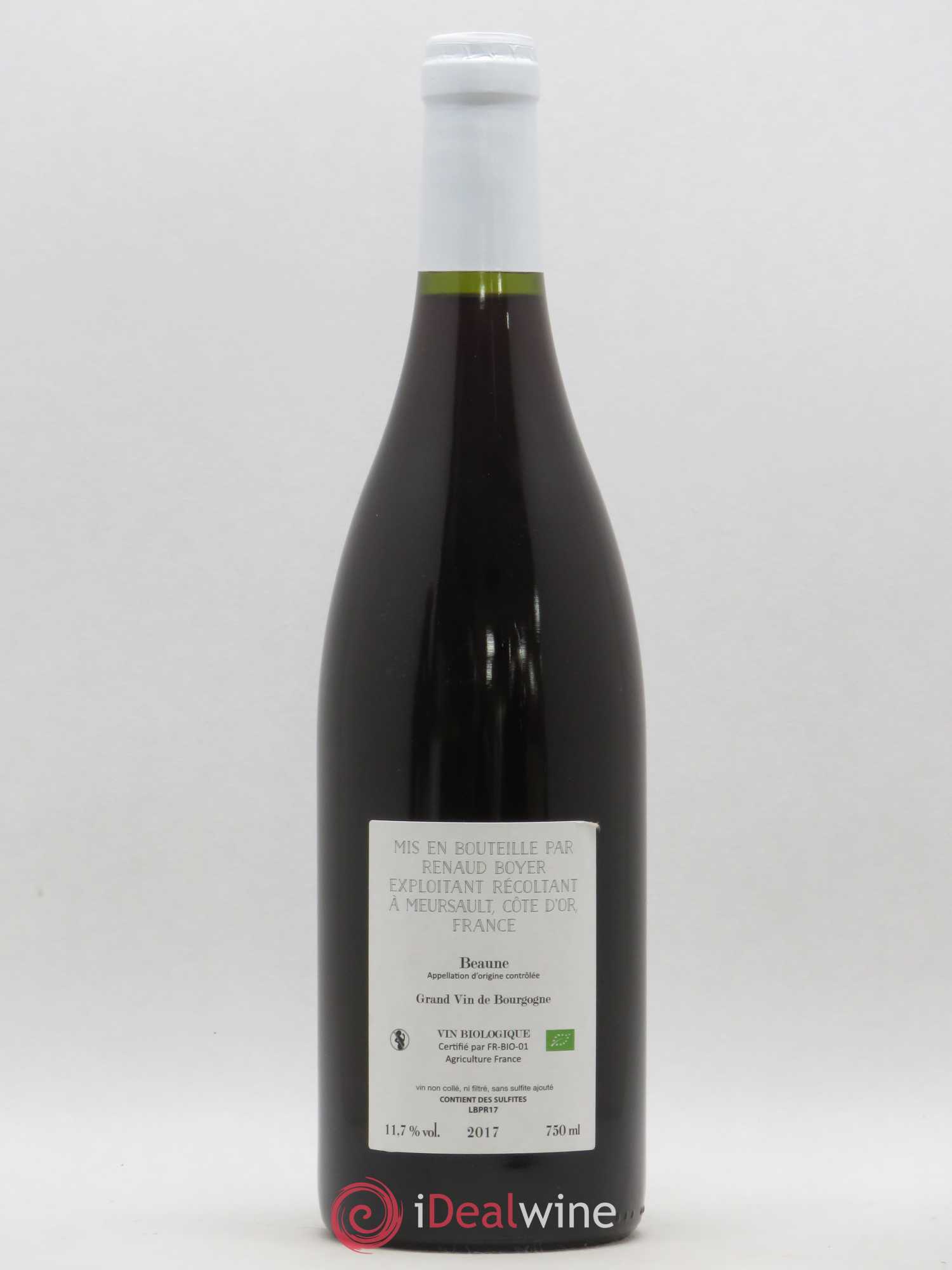Beaune Les Prévolles Renaud Boyer 2017 - Lot de 1 bouteille - 1
