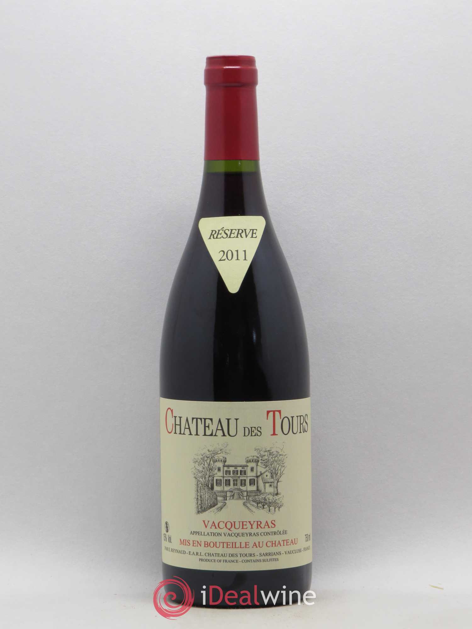 Vacqueyras Château des Tours Emmanuel Reynaud 2011 - Lot de 1 bouteille - 0