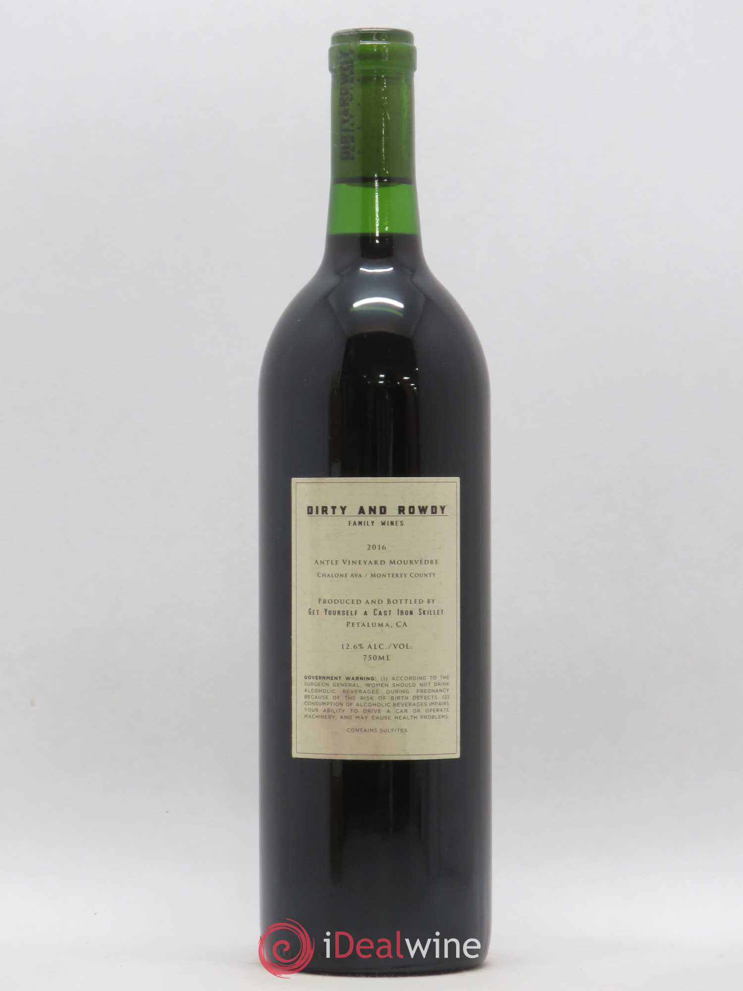 USA Mourvèdre Antle Vineyard Dirty & Rowdy 2016 - Posten von 1 Flasche - 1