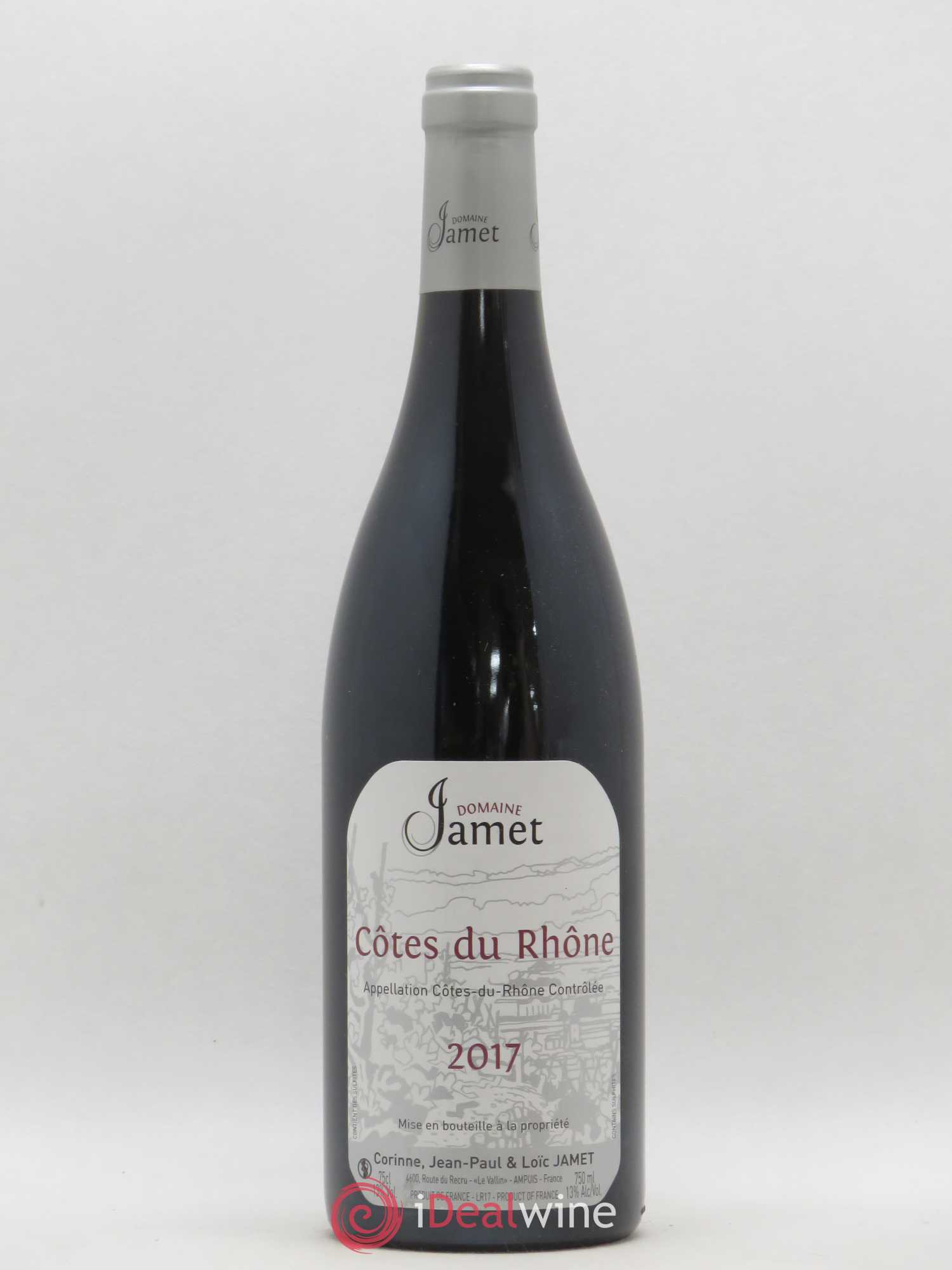 Côtes-du-Rhône Jamet (Domaine) 2017 - Lot de 1 bouteille - 0