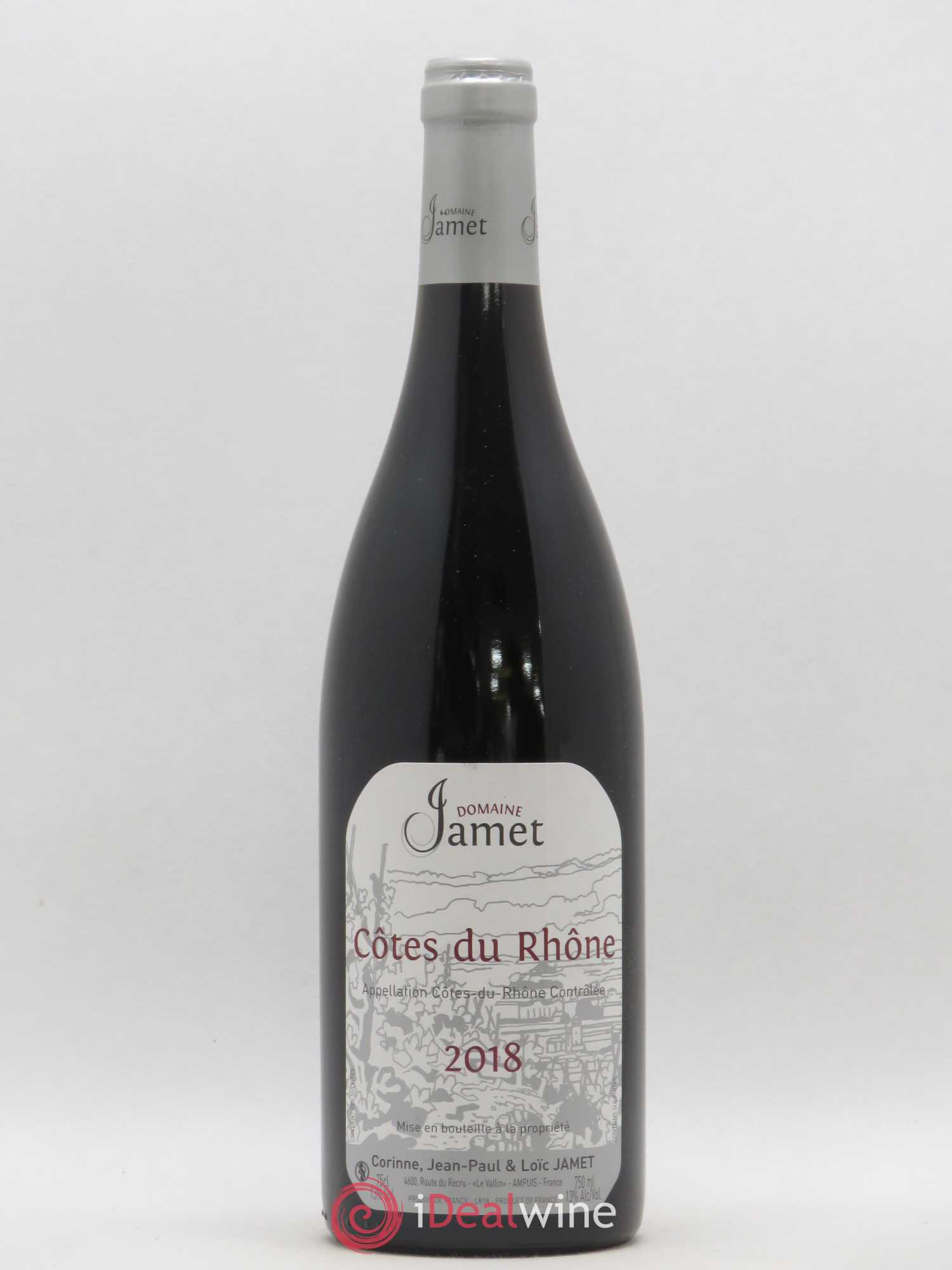 Côtes-du-Rhône Jamet (Domaine) (sans prix de réserve) 2018 - Lot de 1 bouteille - 0