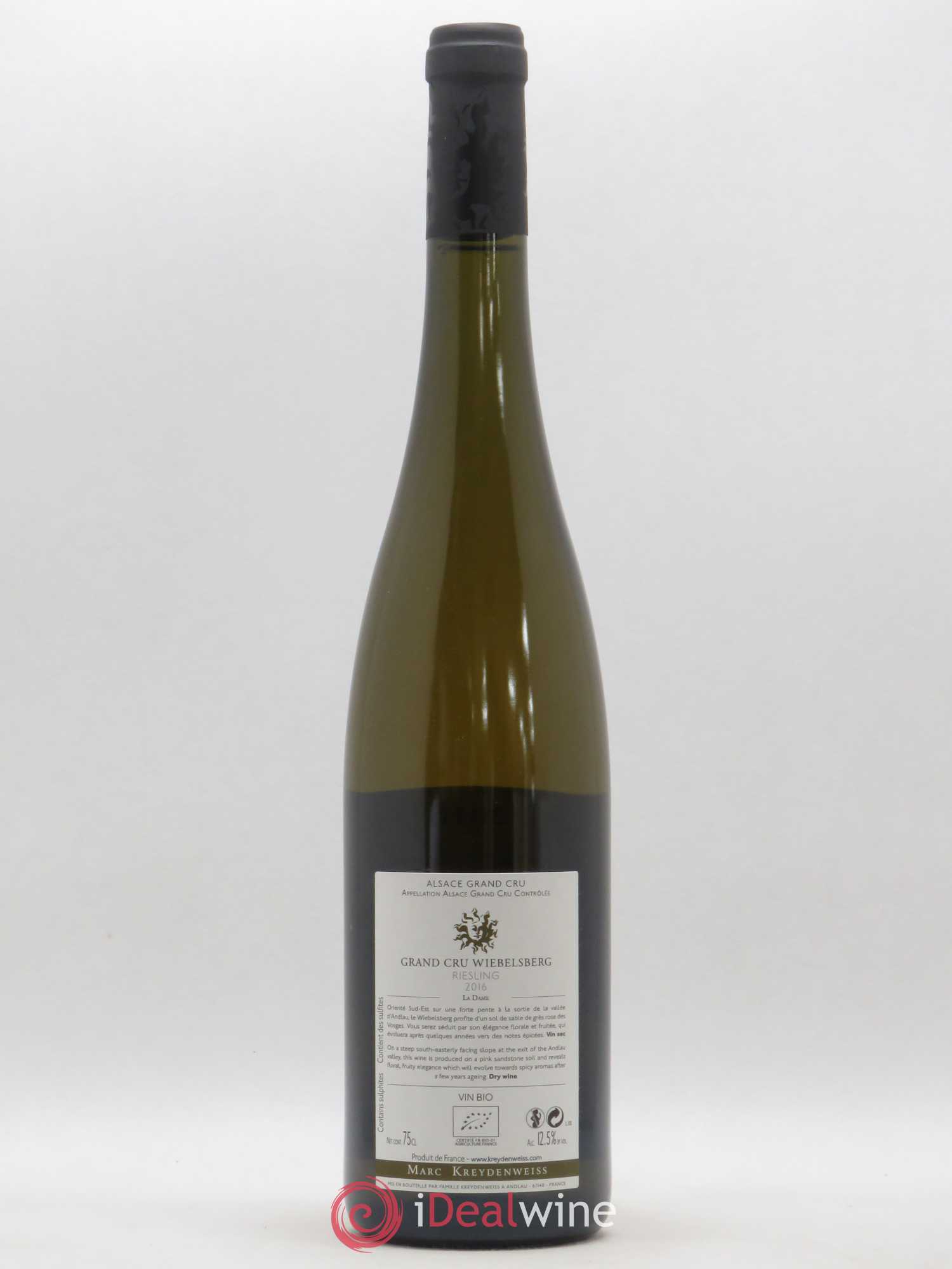 Alsace Riesling Grand Cru Wiebelsberg Marc Kreydenweiss Riesling 2016 - Lot of 1 bottle - 1