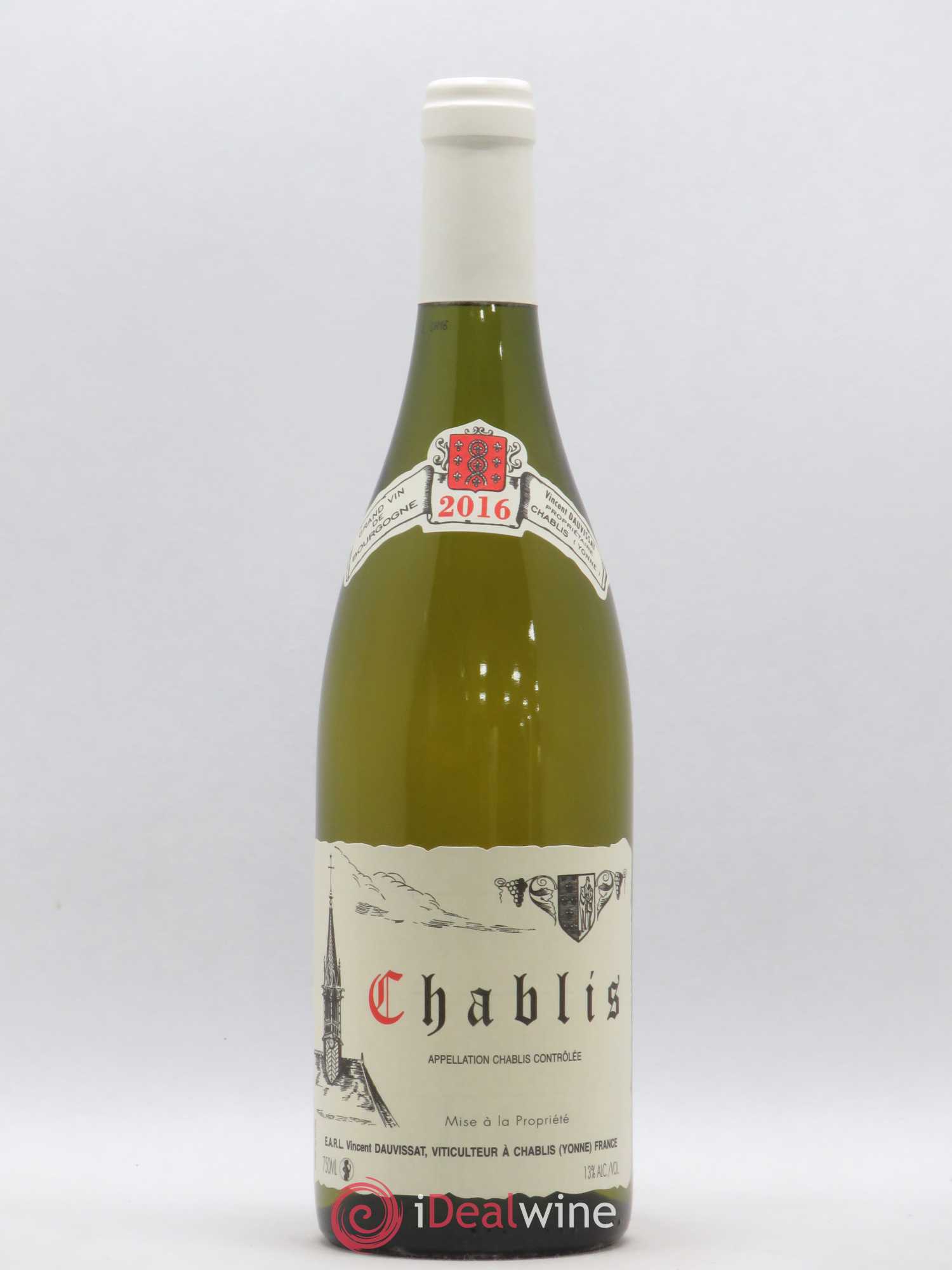 Chablis Vincent Dauvissat (Domaine) 2016 - Lot de 1 bouteille - 0
