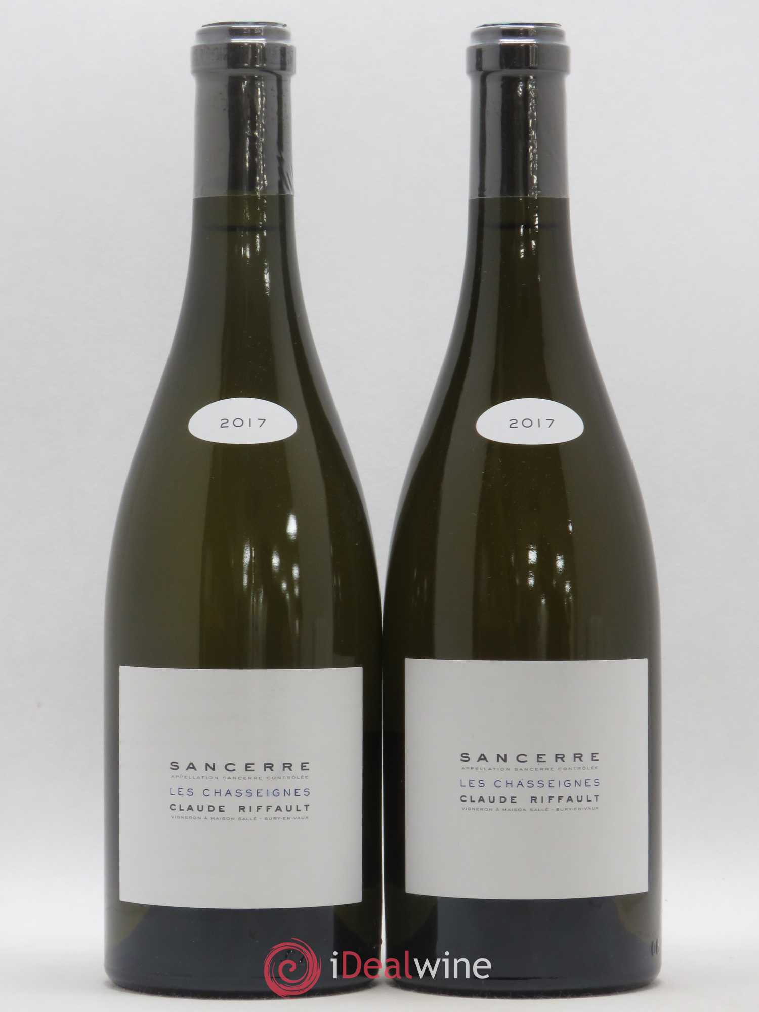 Sancerre Chasseignes Claude Riffault (sans prix de réserve) 2017 - Posten von 2 Flaschen - 0