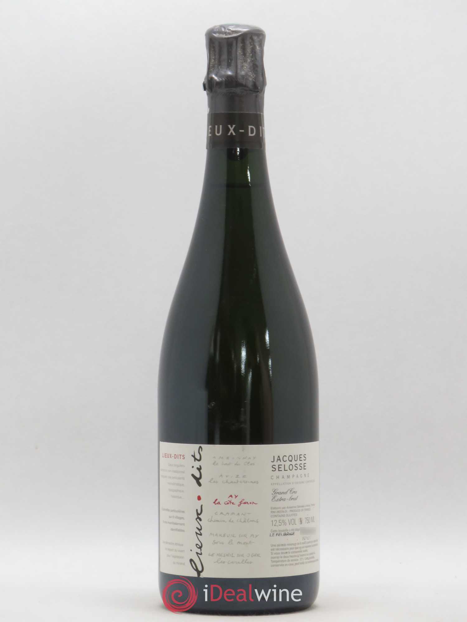 La Côte Faron Blanc de Noirs Grand Cru Extra-Brut Jacques Selosse - Lot de 1 bouteille - 0