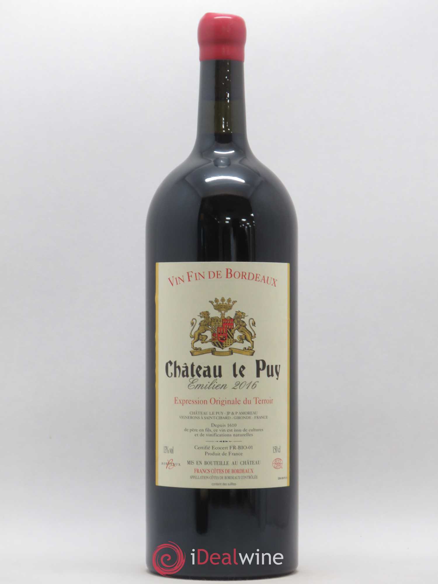 Le Puy - Cuvée Emilien 2016 - Lot de 1 magnum - 0