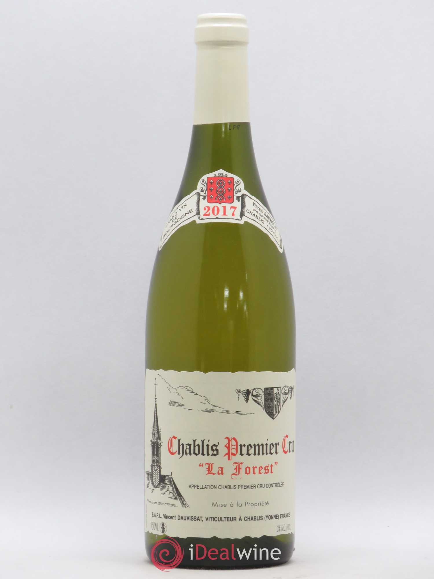 Chablis 1er Cru La Forest Vincent Dauvissat (Domaine) 2017 - Lot de 1 bouteille - 0