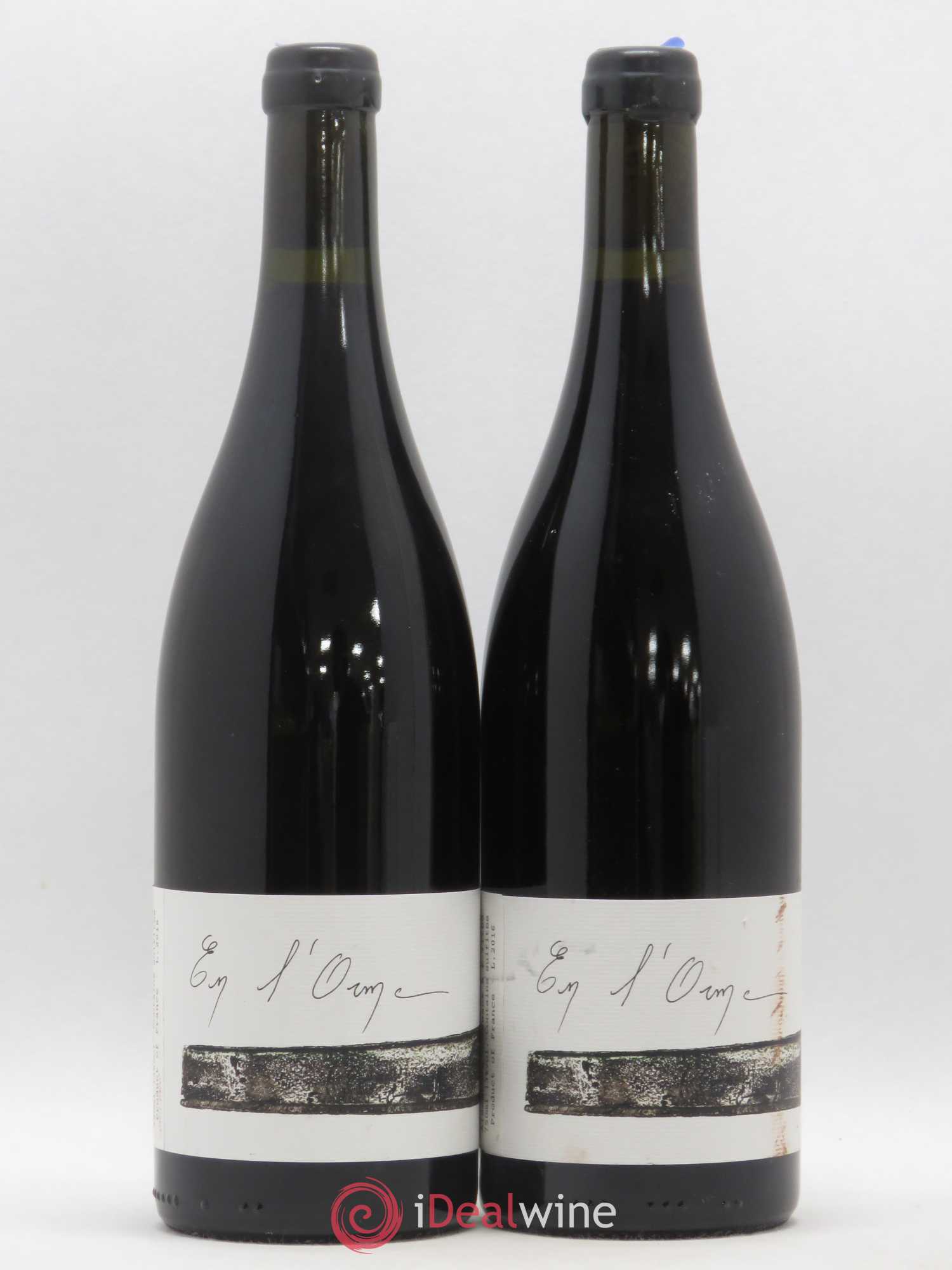 Vin de France En l'Orme Alexandre Jouveaux (sans prix de réserve) 2016 - Lot de 2 bouteilles - 0
