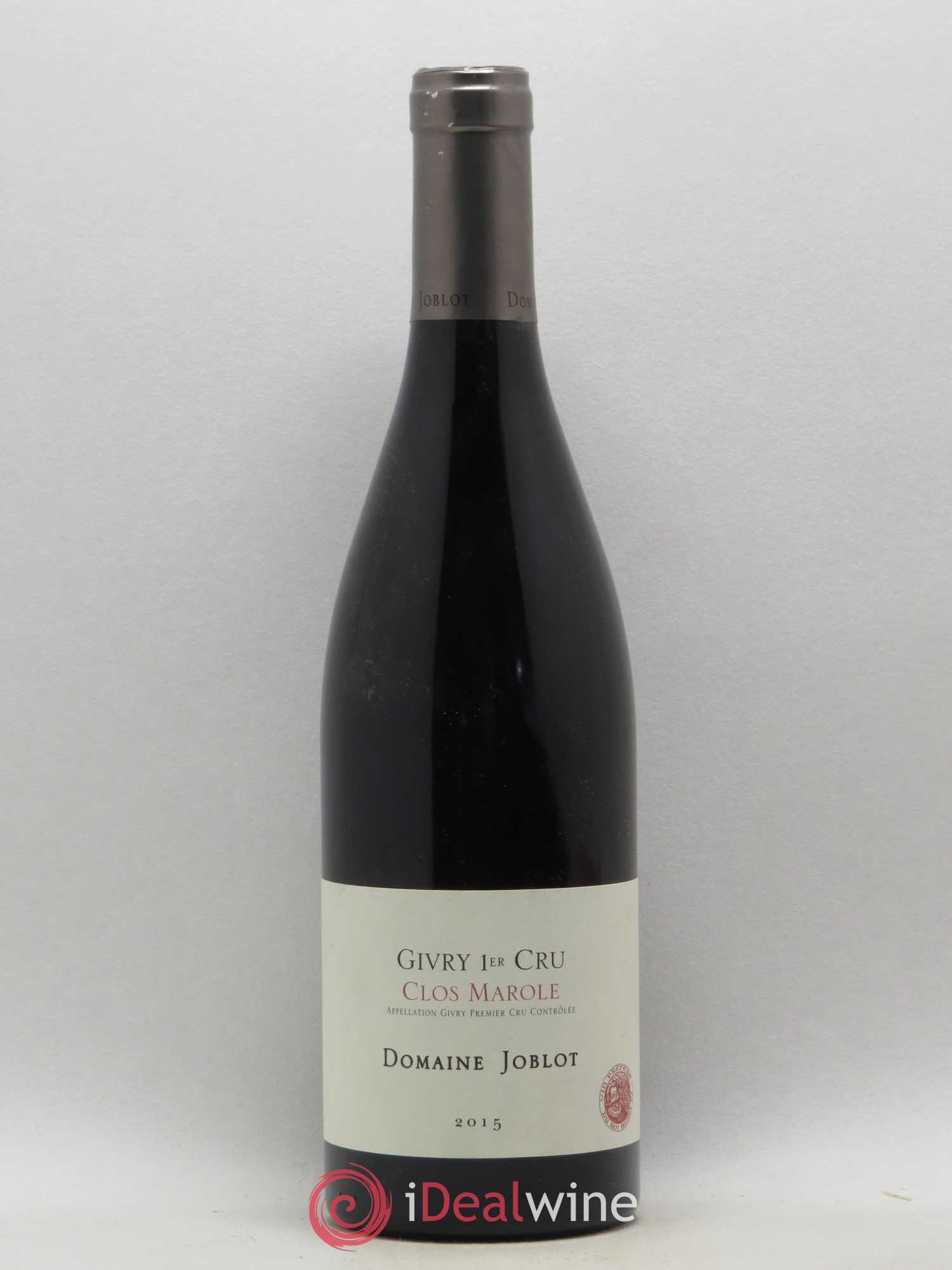 Givry 1er Cru Clos Marole Joblot (Domaine) 2015 - Lot de 1 bouteille - 0