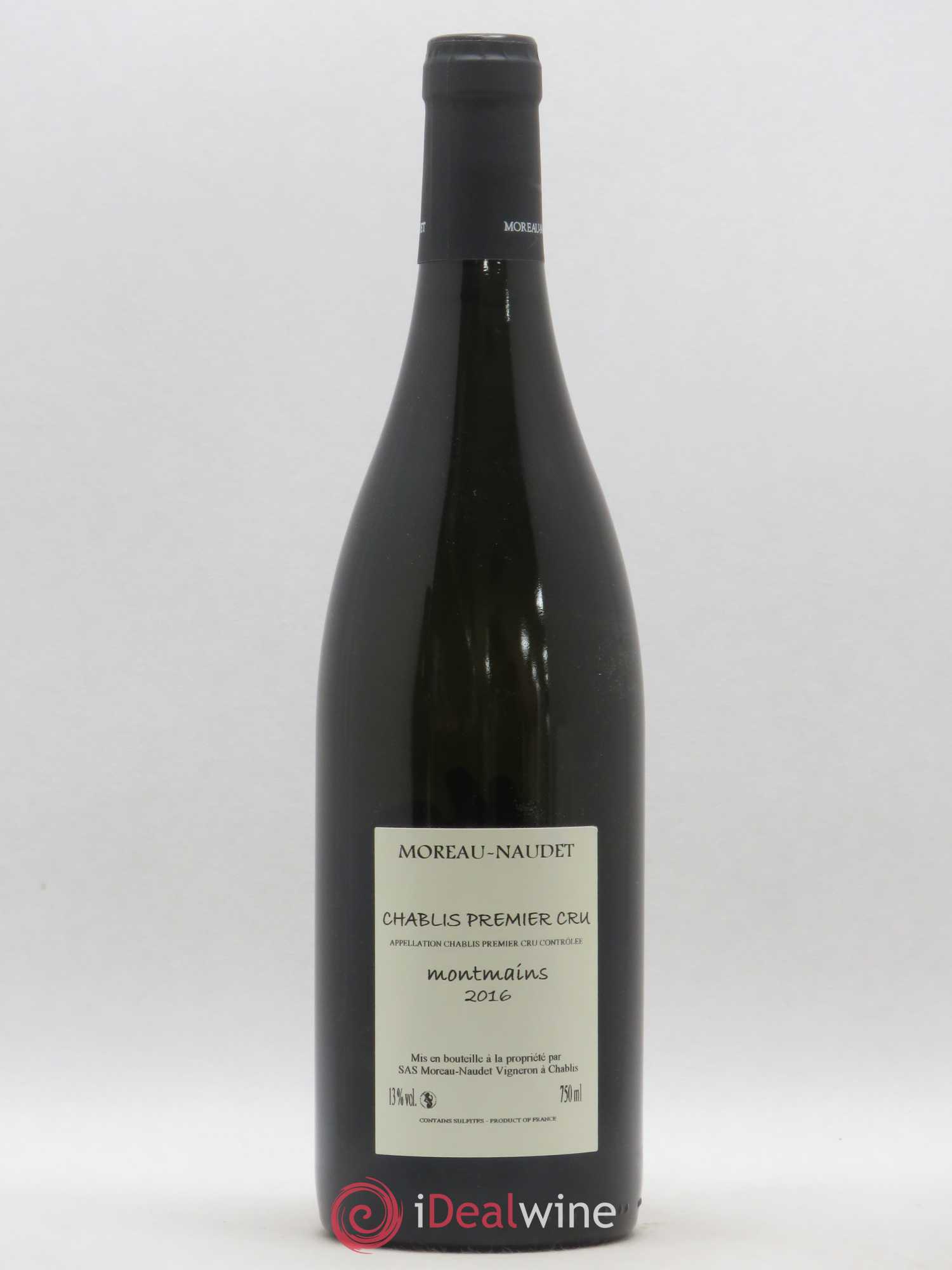 Chablis 1er Cru Montmains Moreau Naudet 2016 - Posten von 1 Flasche - 1